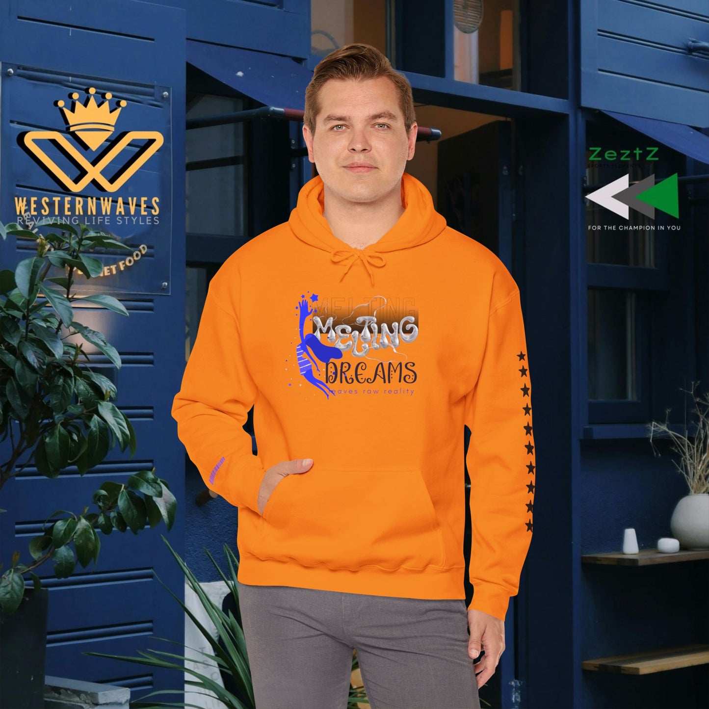 Unisex Heavy Blend™ Hooded Sweatshirt_ N3+ Series USHBHSS PT2WW006_ Limited Edition Pinnacle of Comfort & Style by WesternWaves: