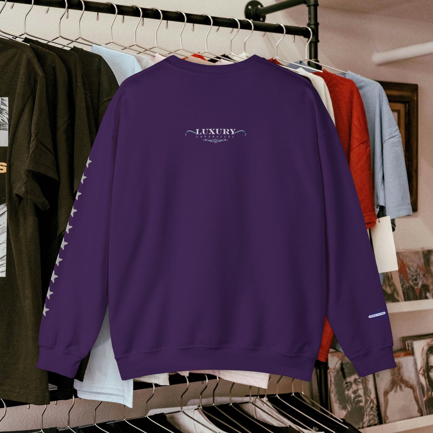 Unisex Heavy Blend™ Crewneck Sweatshirt_ N+ Series UHBCSS PT2WW029_ Limited Edition by WesternWaves: