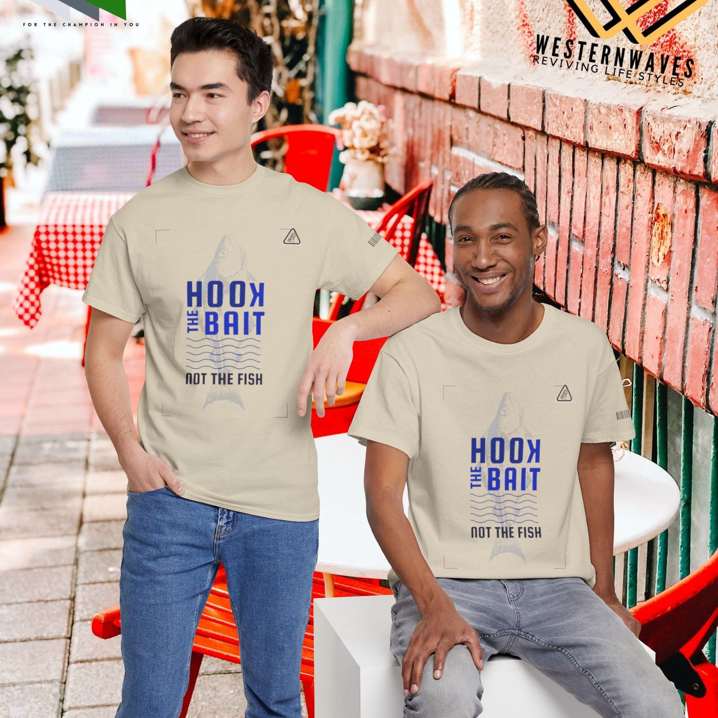 Unisex Heavy Cotton Tee_ Crafted from premium 100% cotton_ N2 Series UHCT PT2WW001_ Limited Edition Comfort & Durability by WesternWaves: