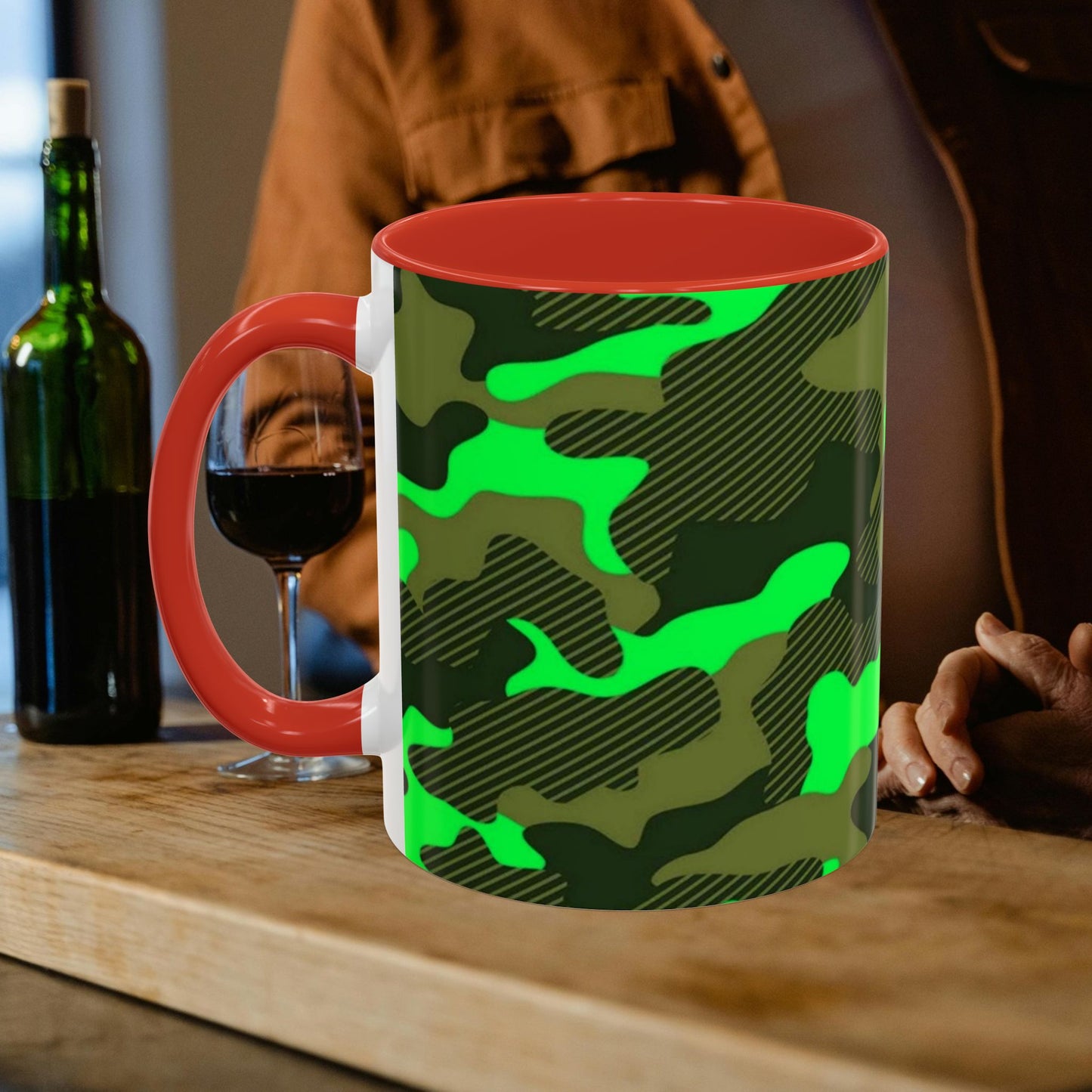Accent Coffee Mug (11, 15oz)_ N2 Series ACMUG PT2WW004_ Limited Edition Mug by WesternWaves: