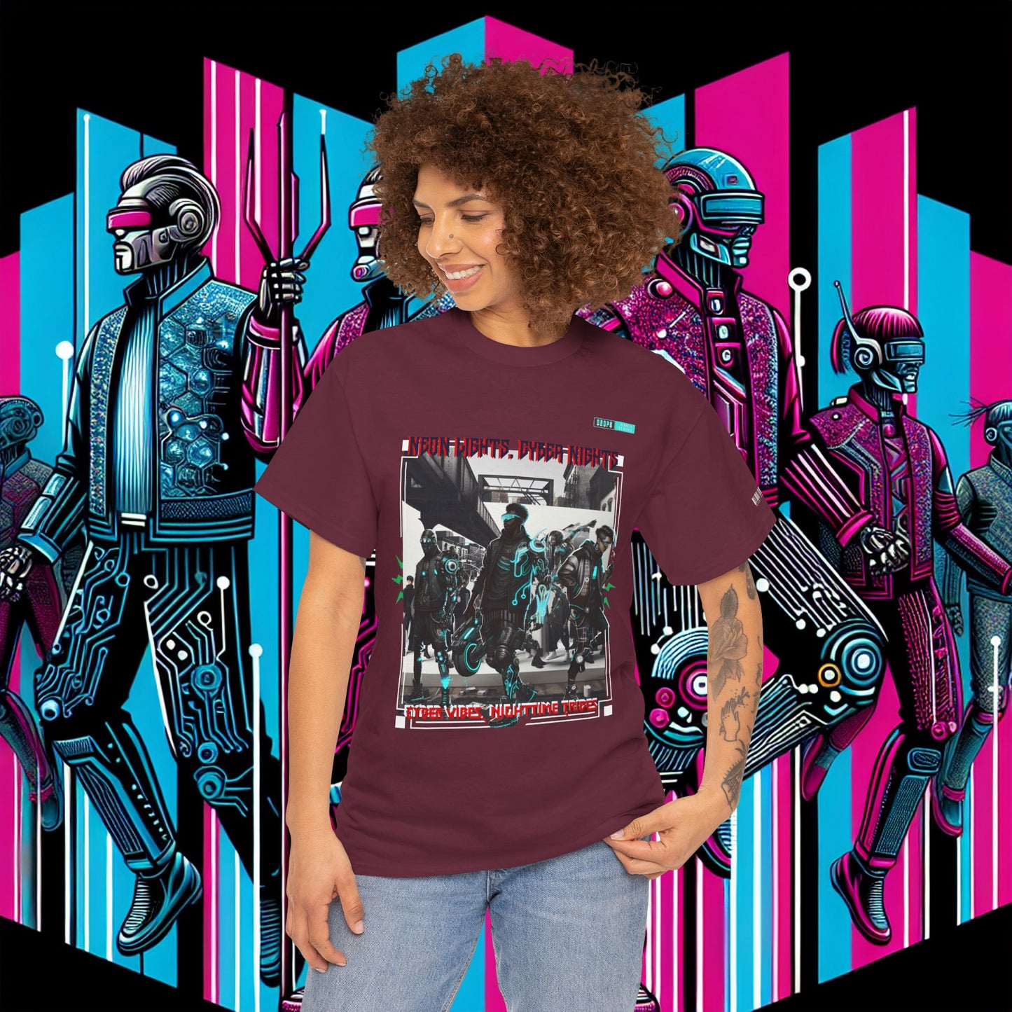 Unisex Heavy Cotton Tee_ N8+ Series USHOSTEE_ PT2WW003_ 01 Oct 2025_ Limited Edition Casual Wear by WesternWaves: