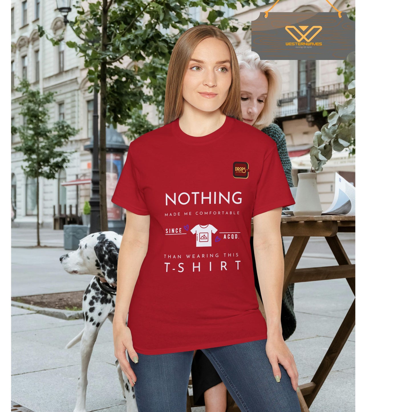Comfort Graphic Tee_ N7+ Series CGTEE PT2WW001_ Limited Edition by WesternWaves: