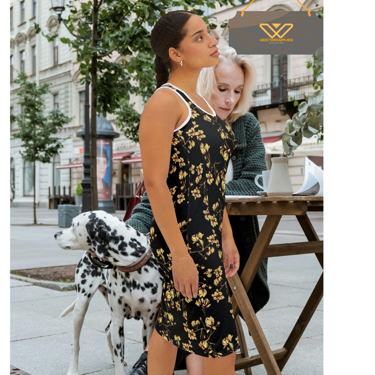 Women's Racerback Dress (AOP)_ N Series WRBD(AOP) PT2WW003_ Ultimate Comfort Limited Edition by WesternWaves: