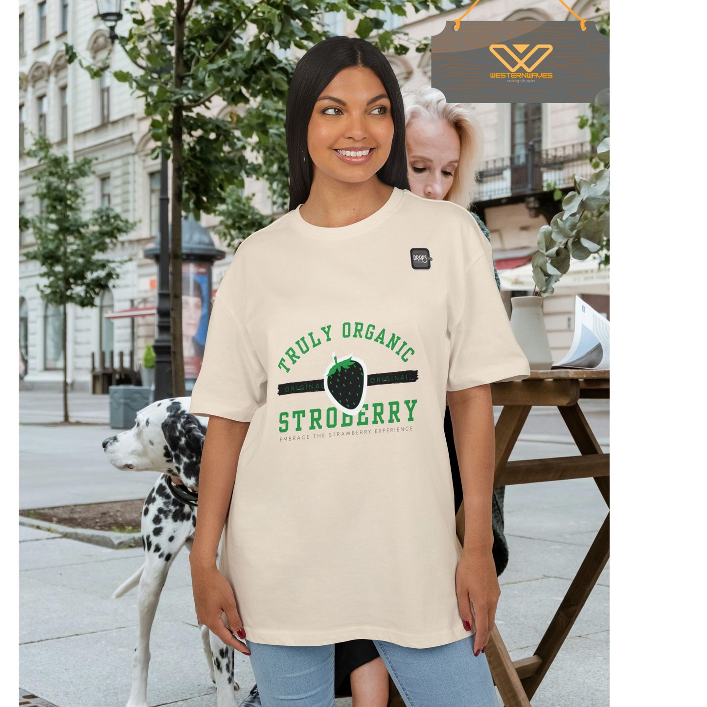 Unisex Oversized Tee_ N6+ Series USOSTEE PT2WW002_ Limited Edition by WesternWaves: