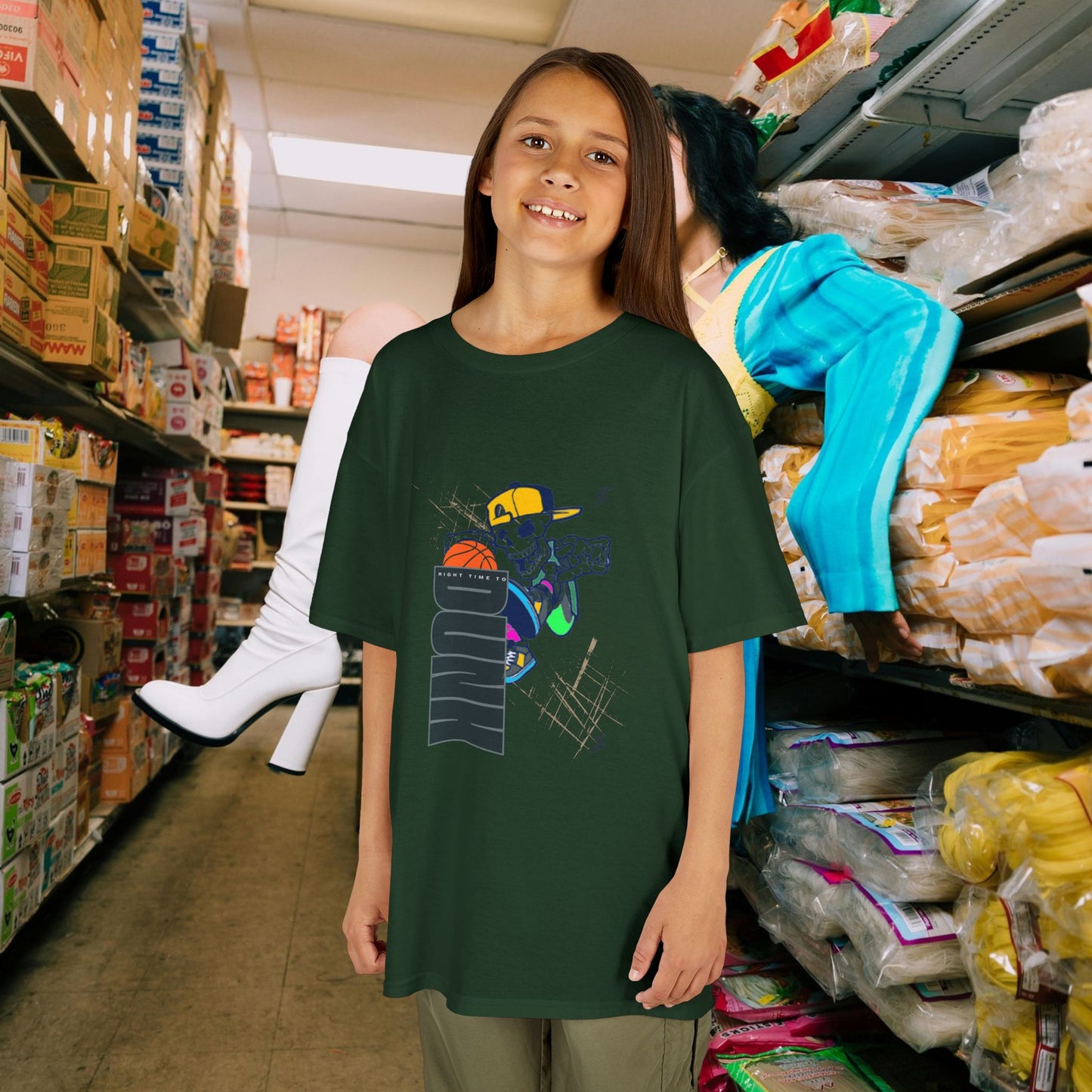 Kids Heavy Cotton™ Tee_ N2+ Series KHCT PT2WW008_ Limited Edition Durable Comfort for Every Adventure by WesternWaves: