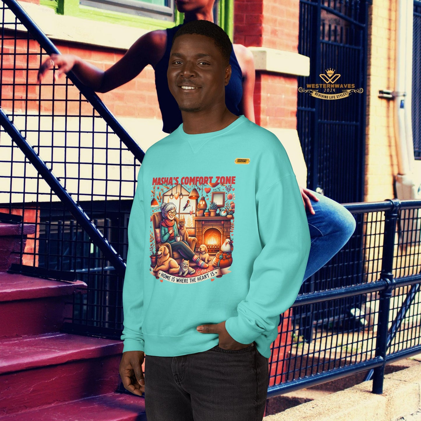 Crewneck Sweatshirt_ N7* Series CNSS PT2WW001_ Limited Edition Gift for Her, by WesternWaves: