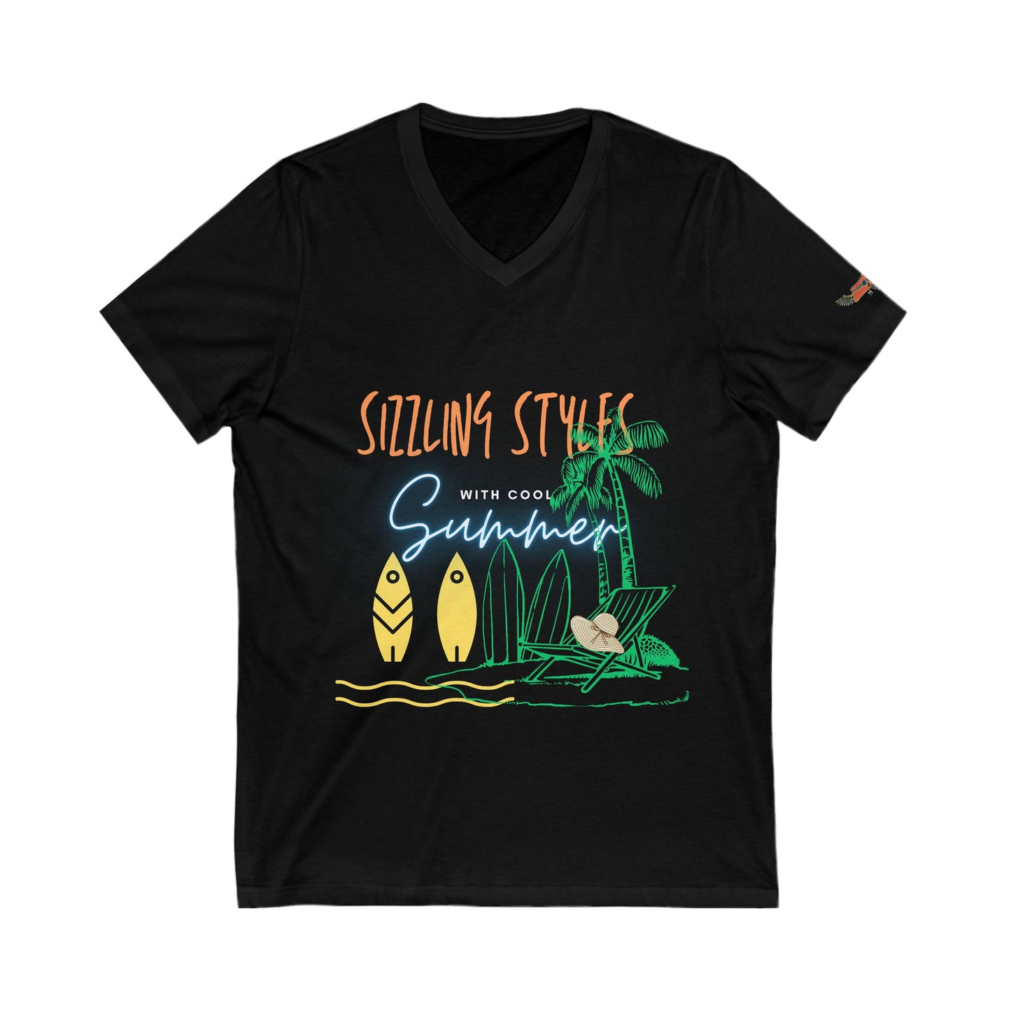 Unisex Jersey V-Neck Tee_ N2+ Series USJVNT PT2WW002_ Limited Edition Versatile Comfort Unleashed by Bella+Canvas 3005
