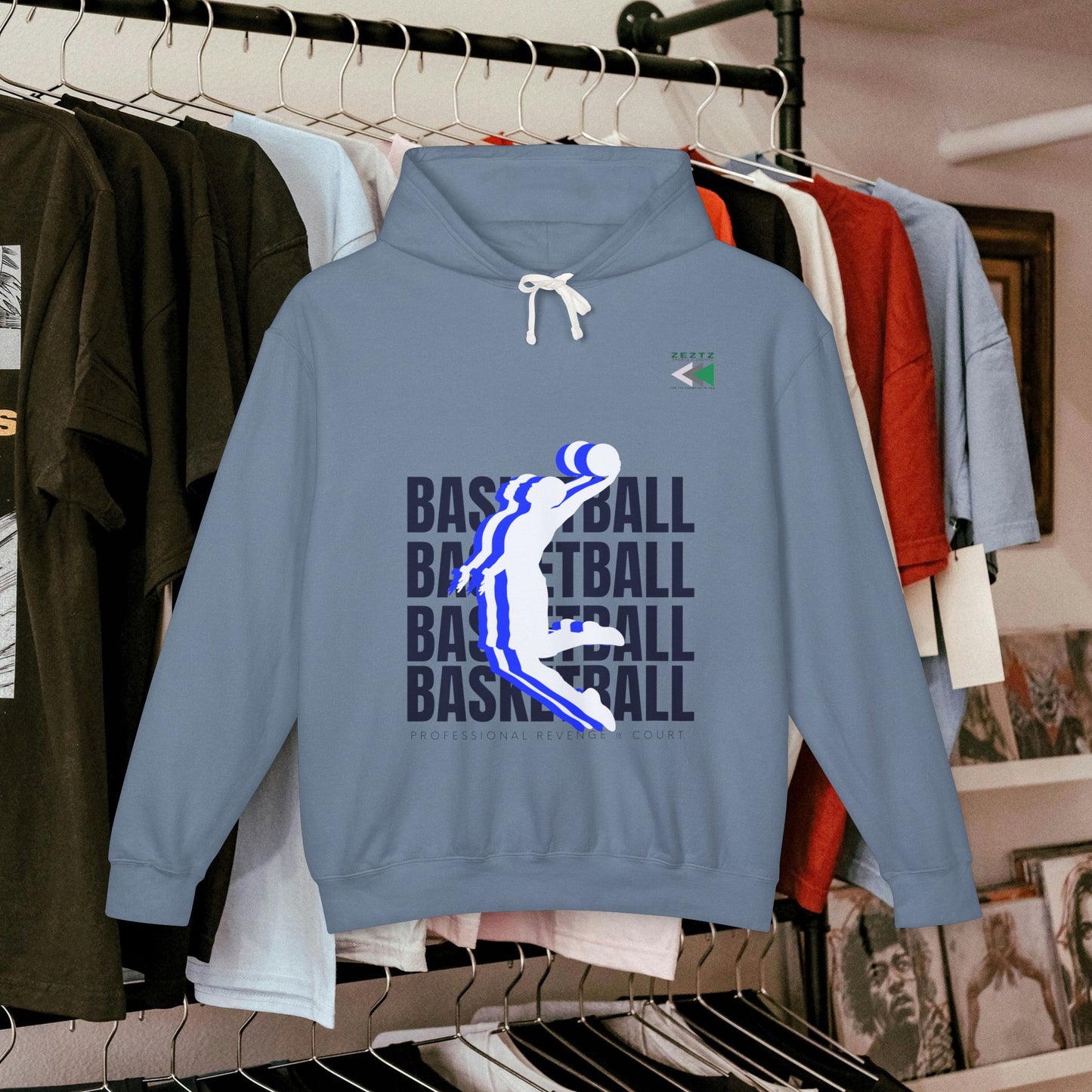 Unisex Lightweight Hooded Sweatshirt - Basketball Vibes for Sports Enthusiasts_ 02 April 2025_ 001