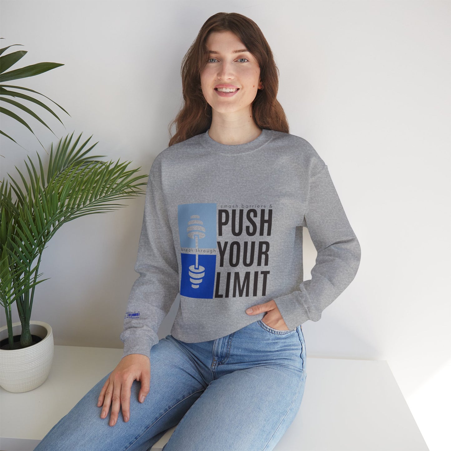 Unisex Heavy Blend™ Crewneck Sweatshirt_ N+ Series UHBCSS PT2WW027_ Limited Edition by WesternWaves: