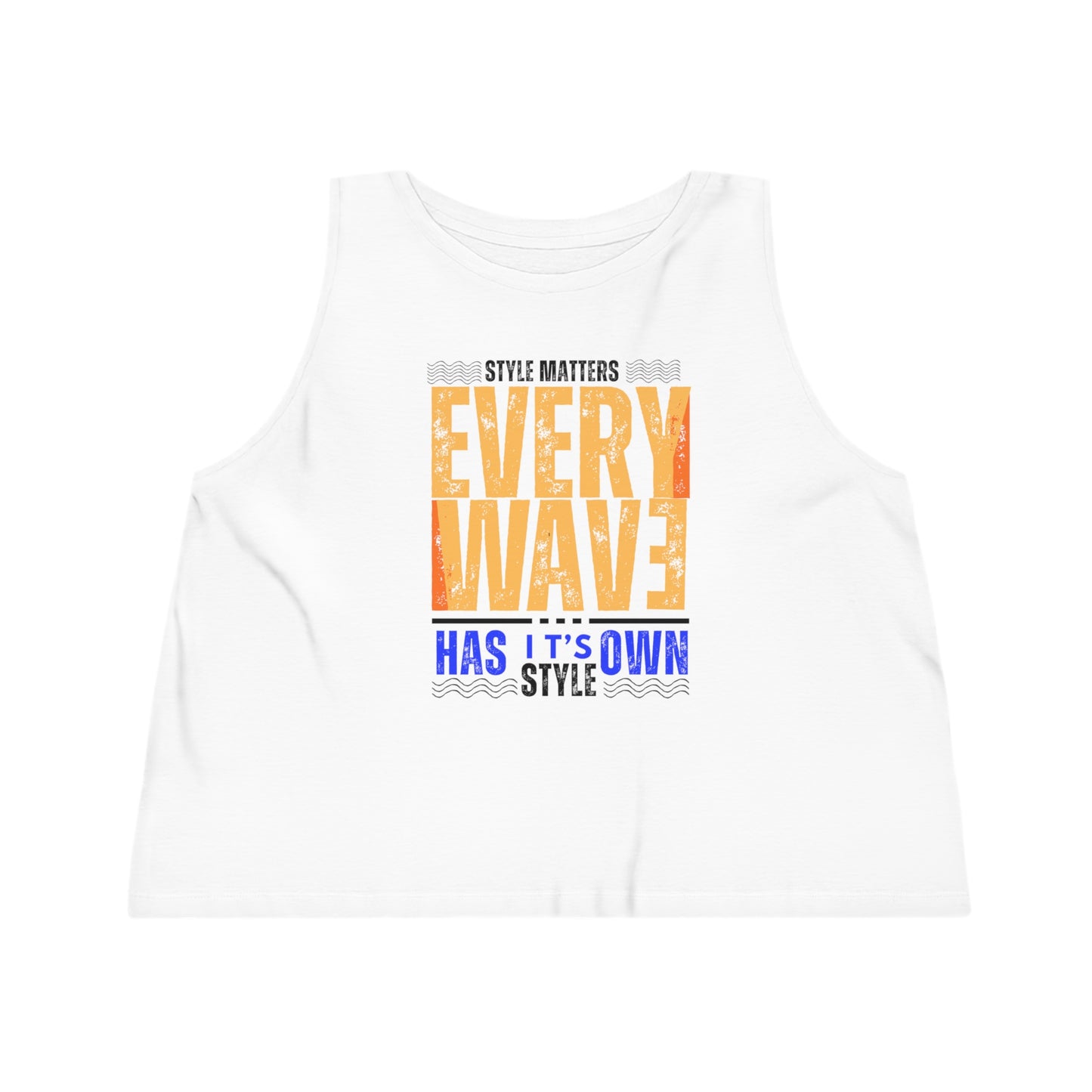 Women's Dancer Cropped Tank Top_ N2+ Series WDCTT PT2WV001_ Limited Edition Tank Top for Graceful Movements by WesternWaves: