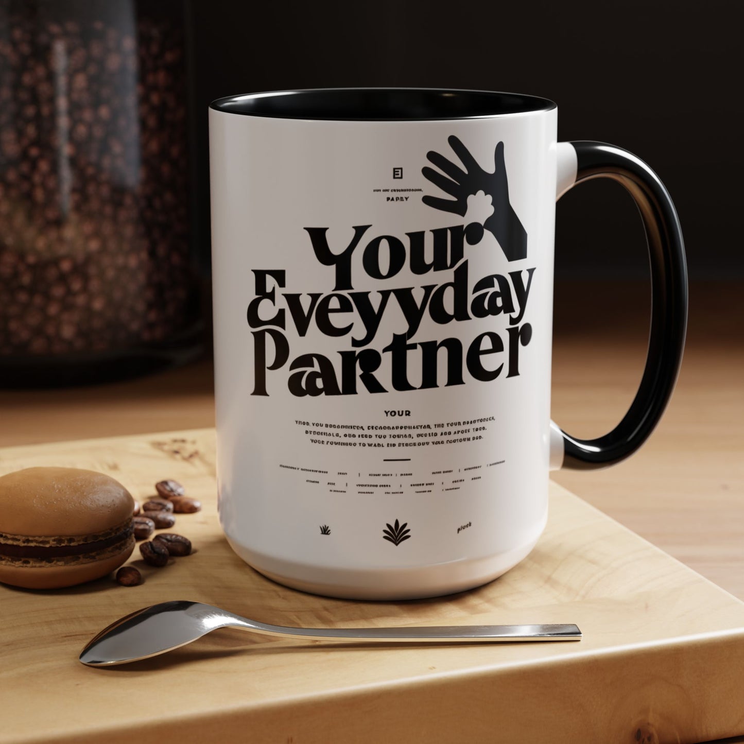 Accent Coffee Mug 11oz, 15oz_ N3* Series ACM11OZ PT2WW023_ Limited Edition Perfect Blend of Style by WesternWaves: