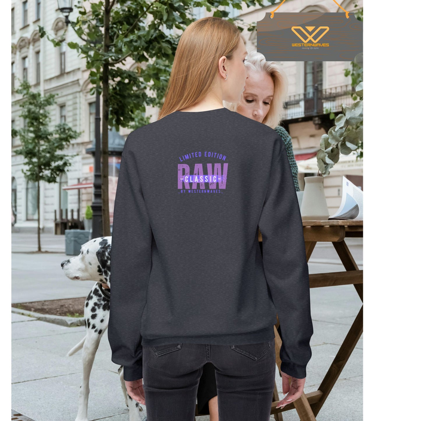 Softstyle Fleece Sweatshirt - N3+ Series SSFSS PT2WW001_ Limited Edition Cozy, Eco-Friendly, Unisex product by WesternWaves: