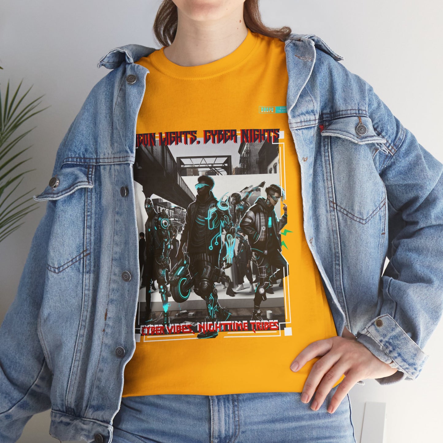Unisex Heavy Cotton Tee_ N8+ Series USHOSTEE_ PT2WW003_ 01 Oct 2025_ Limited Edition Casual Wear by WesternWaves: