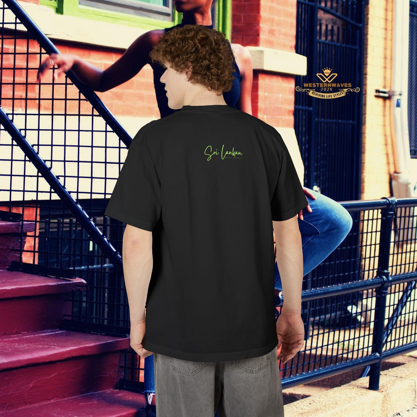 Unisex Garment-Dyed Drop-Shoulder T-Shirt_ N7* Series USGDDSTSHIRT PT2WW002_ Limited Edition Style & Comfort by WesternWaves: