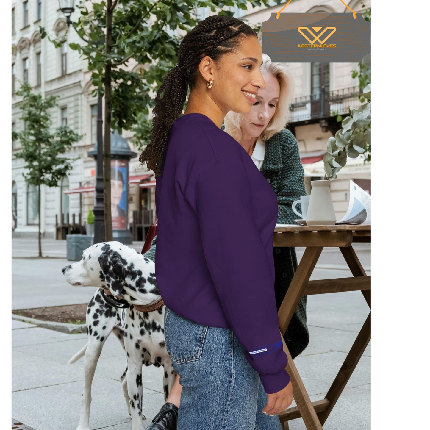Unisex Heavy Blend™ Crewneck Sweatshirt_ N+ Series UHBCSS PT2WW029_ Limited Edition by WesternWaves: