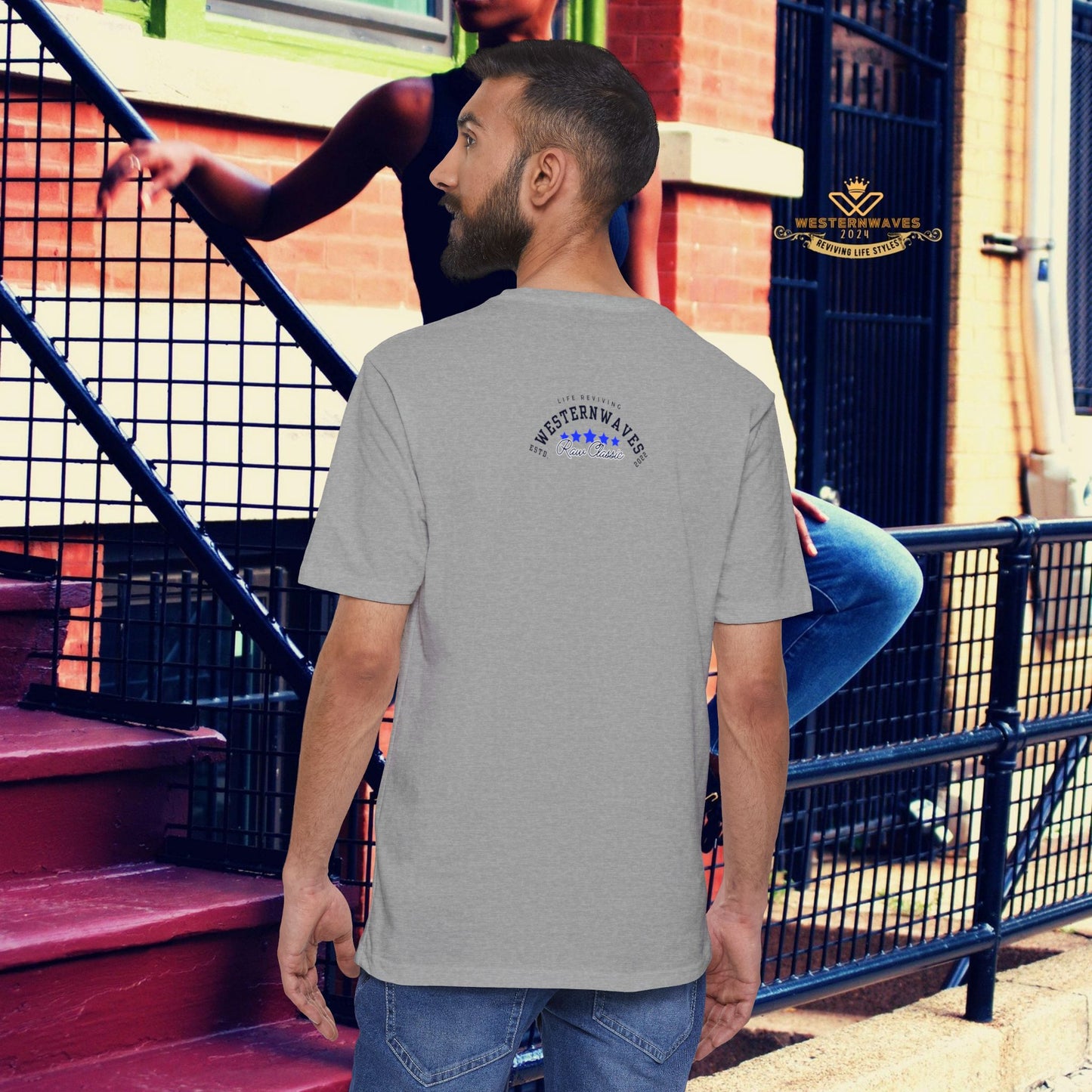 Unisex District® Re-Tee®_ N Series USDRR_ PT2WW001_ Sustainable Style by WesternWaves:
