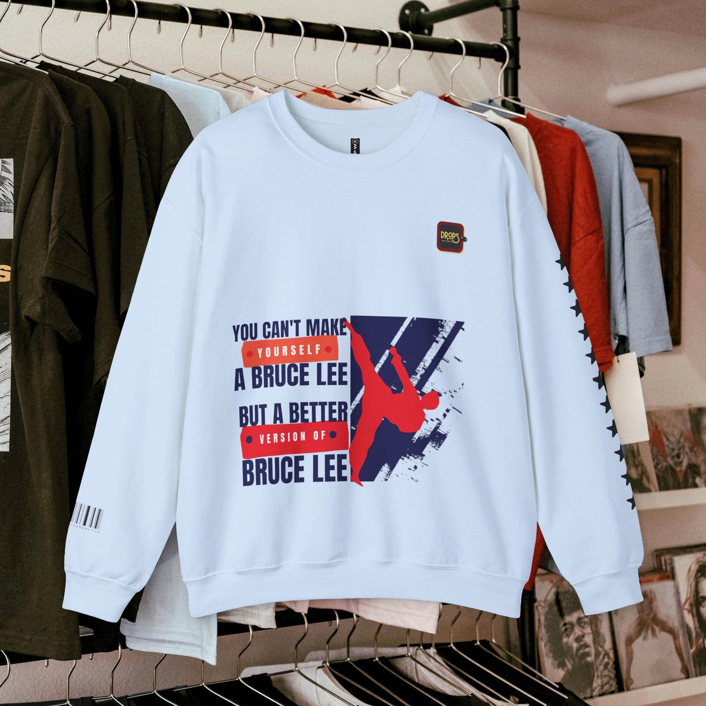 Unisex Heavy Blend™ Crewneck Sweatshirt_ N2 Sports Series UHBCSS PT2WW010_ Limited Edition ‘Zeztz’ Brand Sports Elements by WesternWaves: