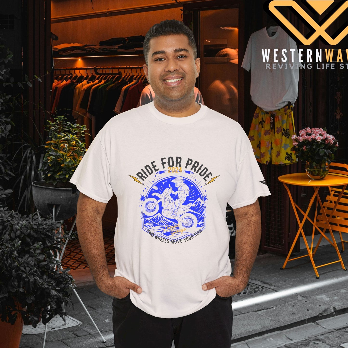 Unisex Heavy Cotton Tee_ Crafted from premium 100% cotton_ N3+ Series UHCT PT2WV004_ Limited Edition by WesternWaves: