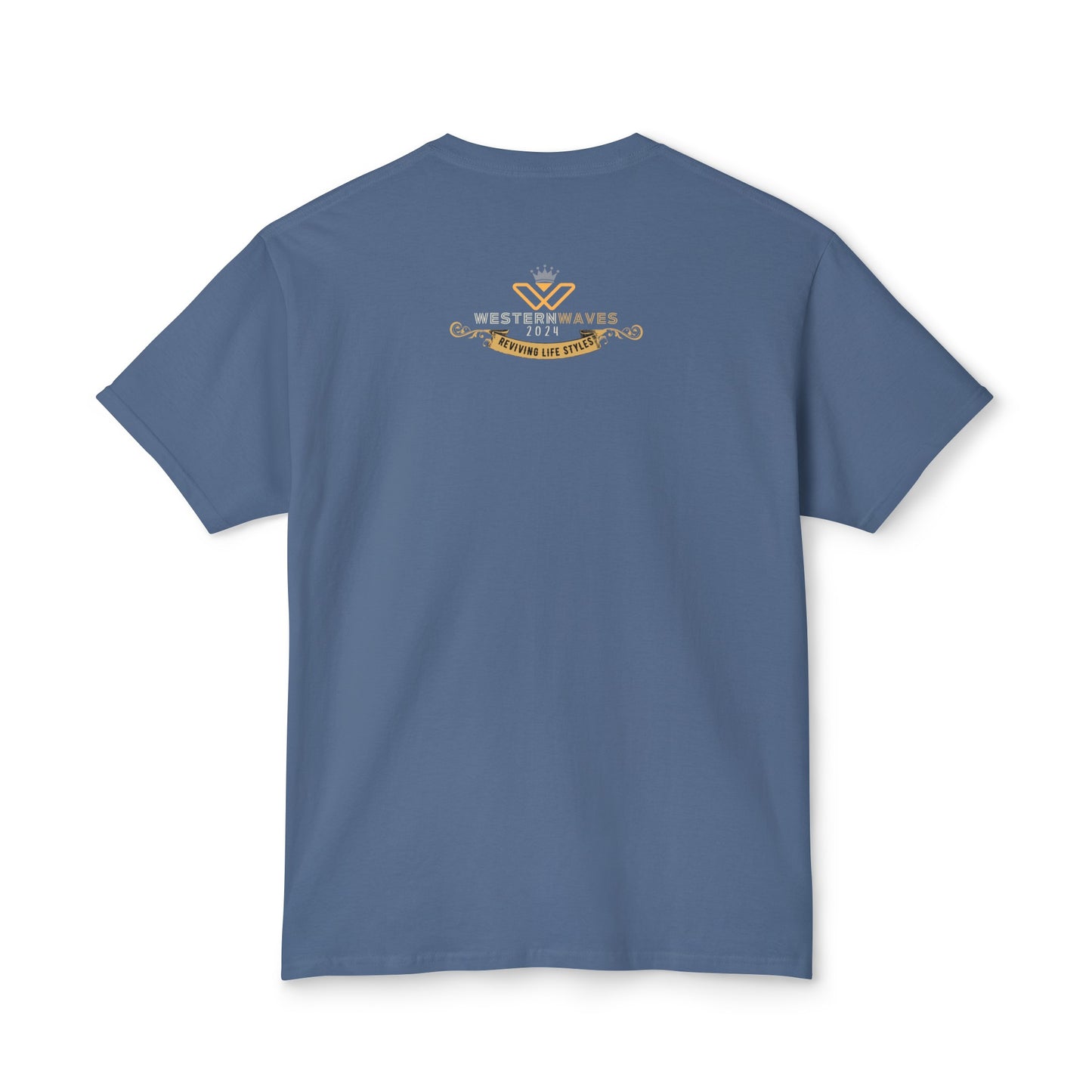 Unisex HD Cotton™ T-shirt_ N+ Series USHDCTS PT2WW003_ Limited Edition Unisex HD Cotton™ T-shirt by WesternWaves