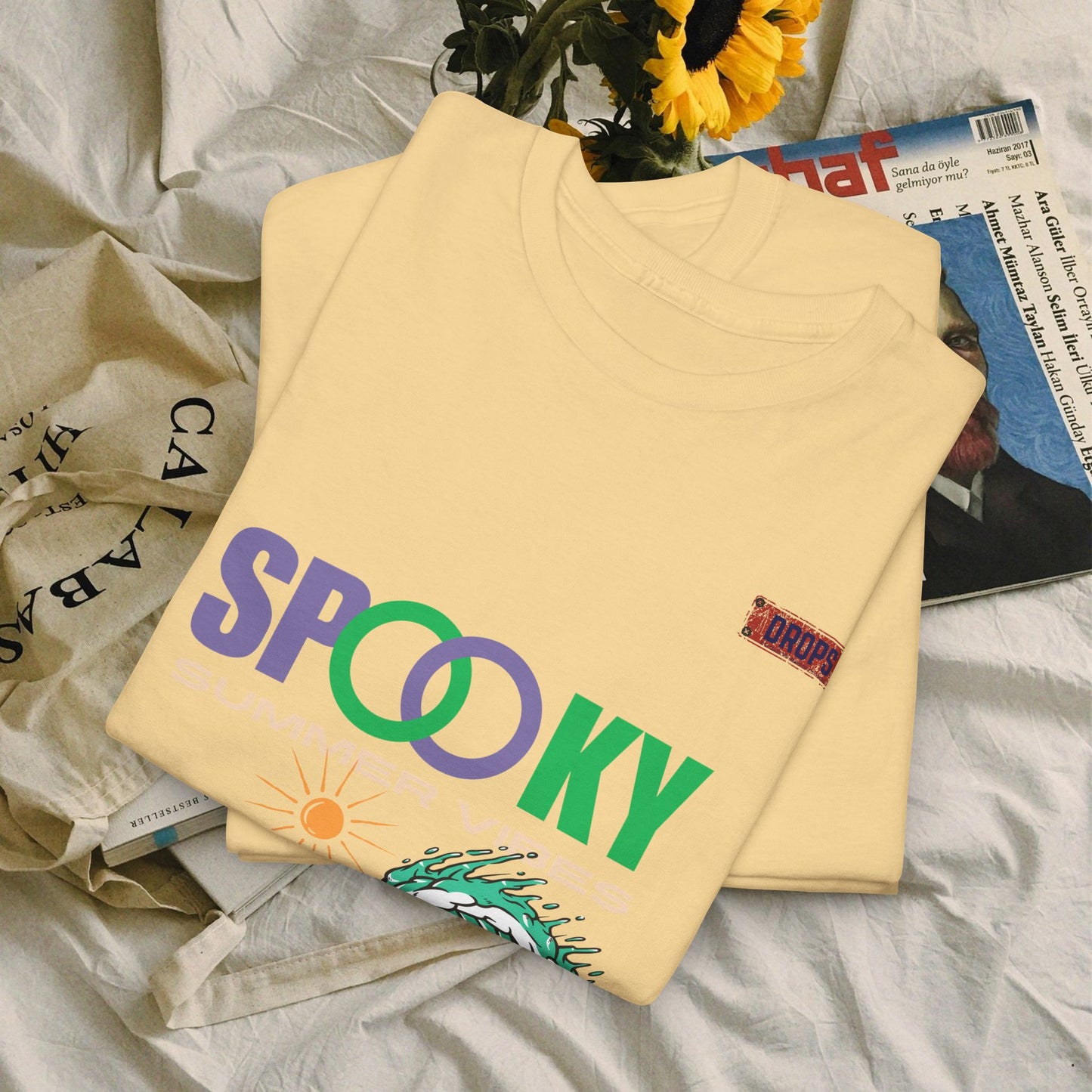 Unisex Heavy Cotton Tee_ Crafted from premium 100% cotton_ N2* Series UHCT PT2WV008_ Limited Edition Epitome of Comfort & Durability by WesternWaves: