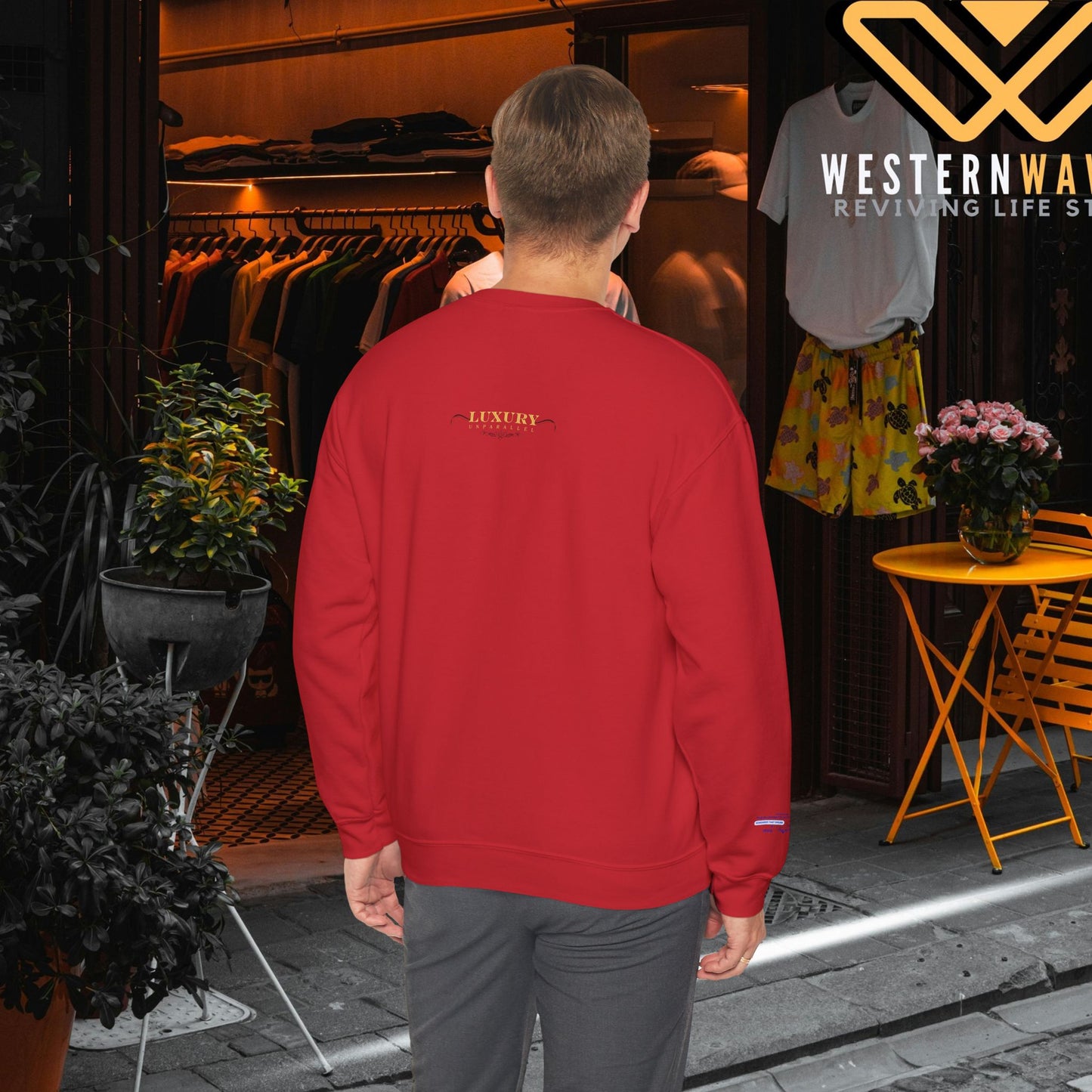 Unisex Heavy Blend™ Crewneck Sweatshirt_ N+ Series UHBCSS PT2WW028_ Limited Edition by WesternWaves: