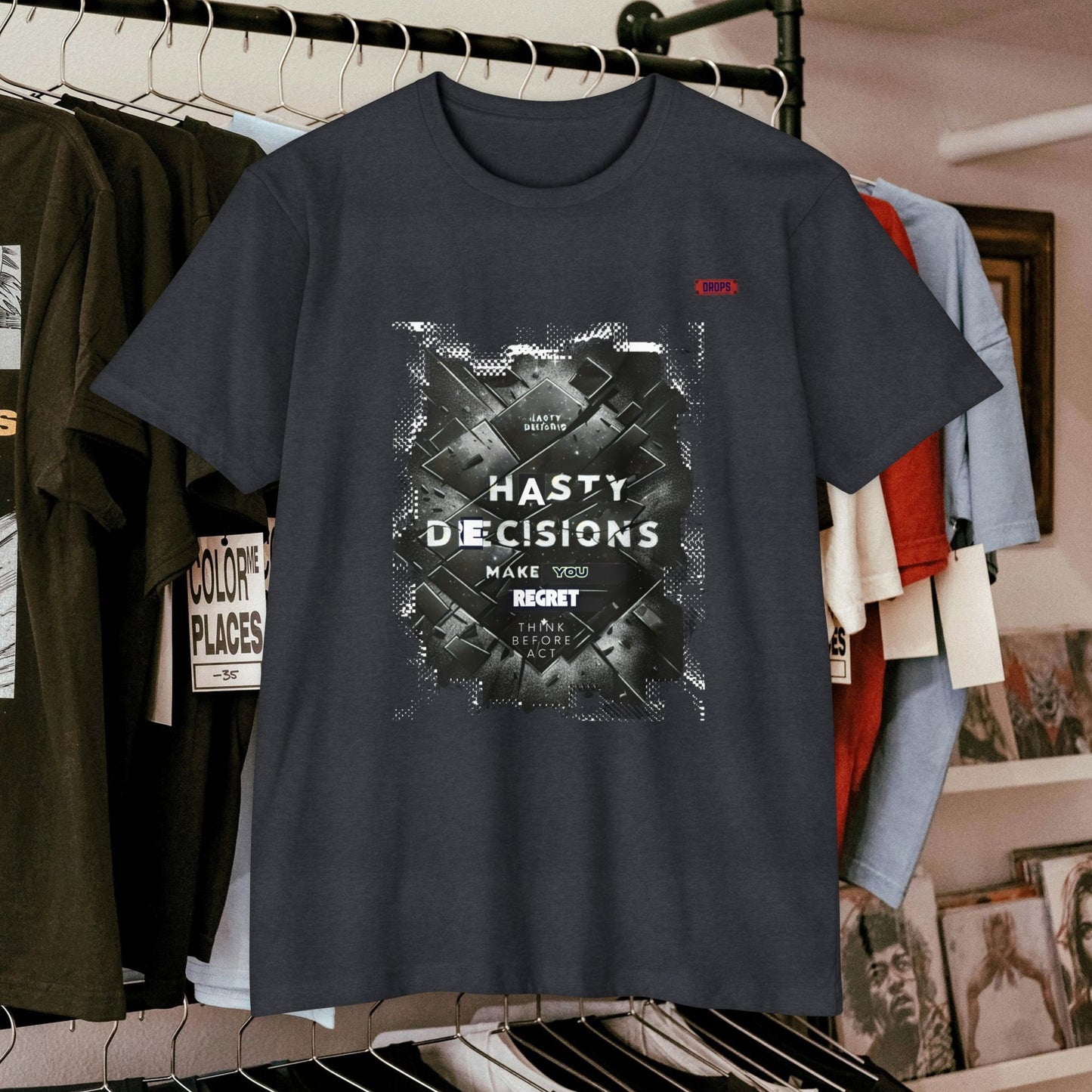 Unisex CVC Jersey T-shirt_ N8+ Series USCVCJTS PT2WW001_ Limited Edition CVC T-shirt by WesternWaves: