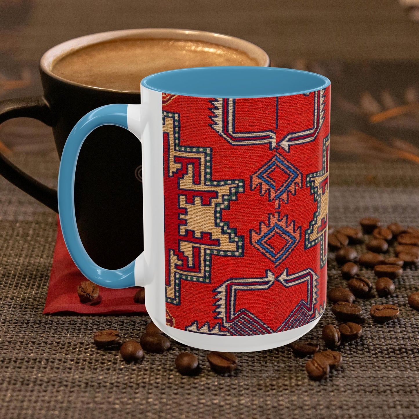 Accent Coffee Mug 11, 15oz_ N3+ Series ACM11OZ PT2WW019_ Limited Edition Perfect Blend of Style by WesternWaves: