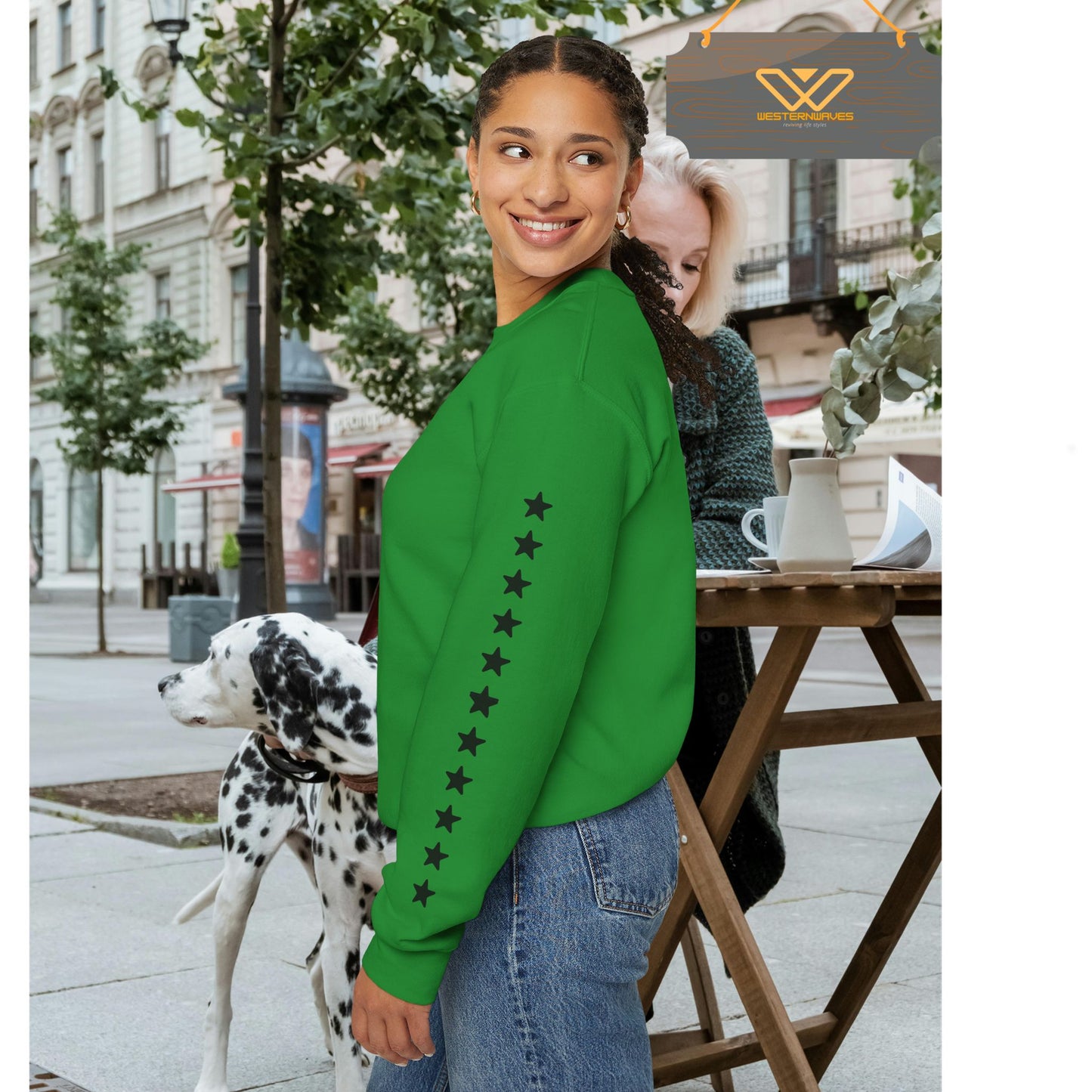 Unisex Heavy Blend™ Crewneck Sweatshirt_ N3+ Series UHBCSS PT2WW032_ Limited Edition Pure Luxury By WesternWaves: