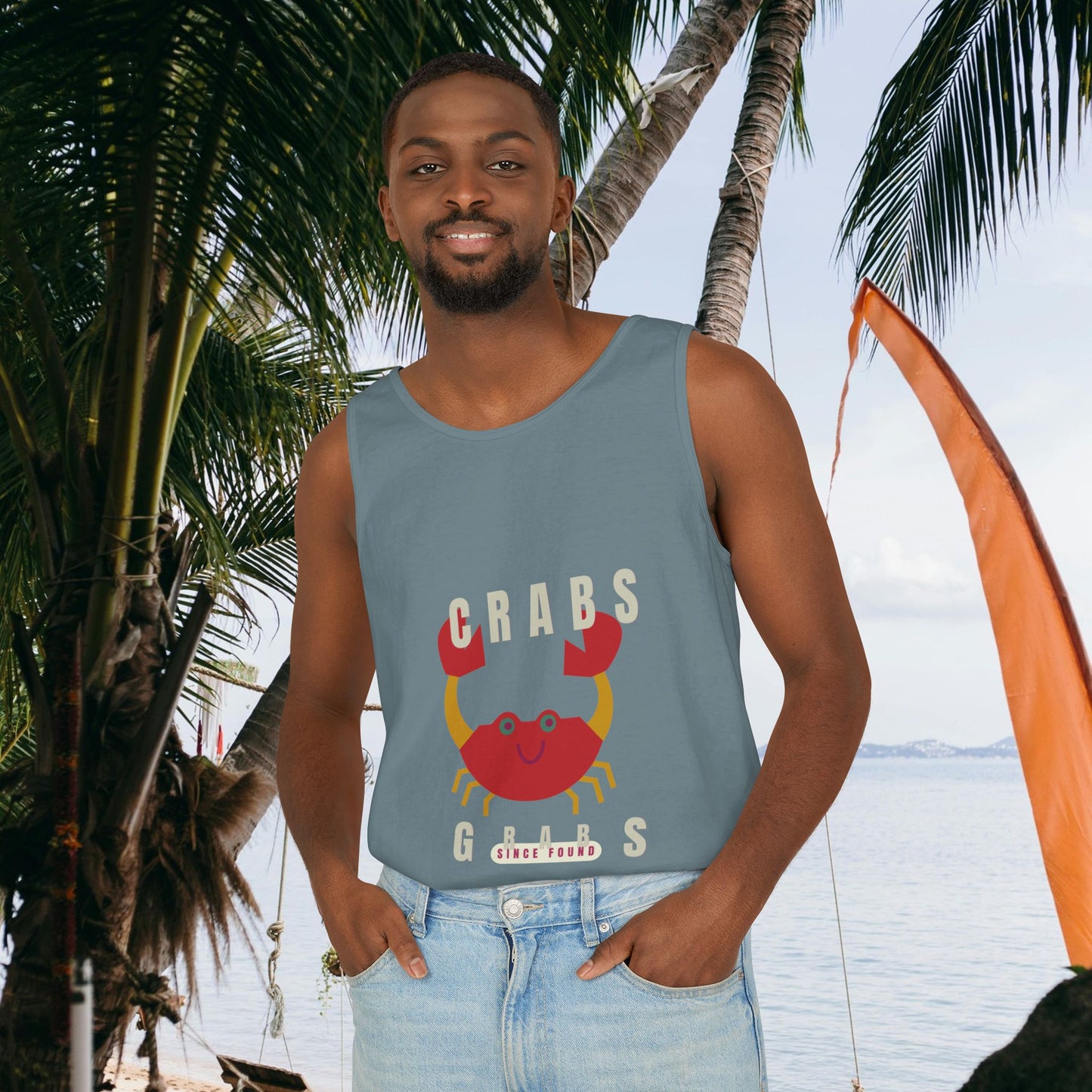Unisex Garment-Dyed Tank Top_ N2+ Series USGDTT PT2WW012_ Limited Edition Comfort & Style by WesternWaves: