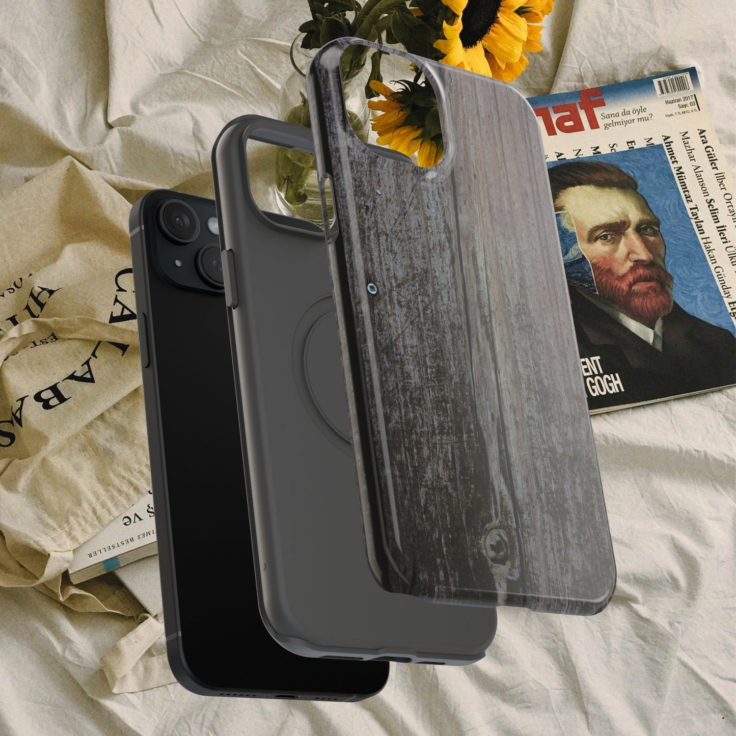 Impact-Resistant Tough Cases_ iPhone Case_ Series N8+ TCPCASE PT2WW006_ Limited Edition Wooden Grain Phone Case for iPhones by WesternWaves: