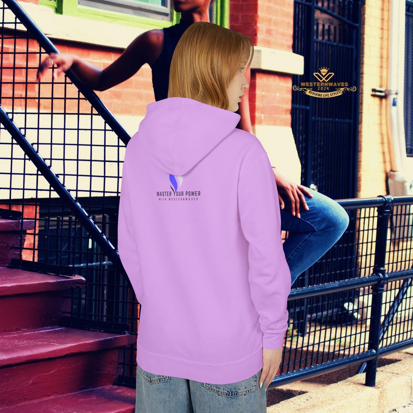 Unisex Lightweight Hooded Sweatshirt – N3+ Series USLWHSS PT2WW012_ Limited Edition Crafted Comfort by WesternWaves: