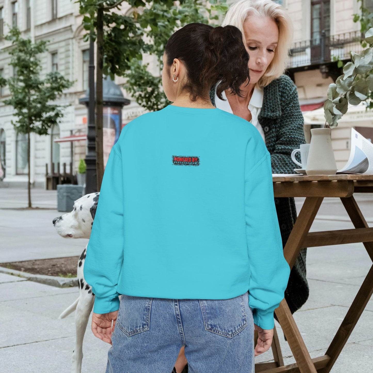 Unisex Garment-Dyed Sweatshirt_ N2 Series USGDSS PT2WW002_ Limited Edition Masterpiece of ‘ZeztZ’ Sports Brand _ Luxury & Casual Comfort by WesternWaves: