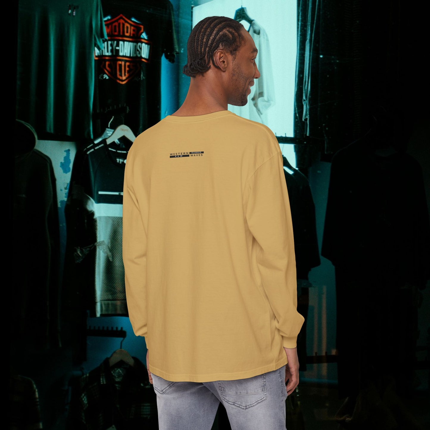 Unisex Long Sleeve T-Shirt_ N7 Series USLSTSHIRT PT2WW002_ Limited Edition Trendy Vibes by WesternWaves: