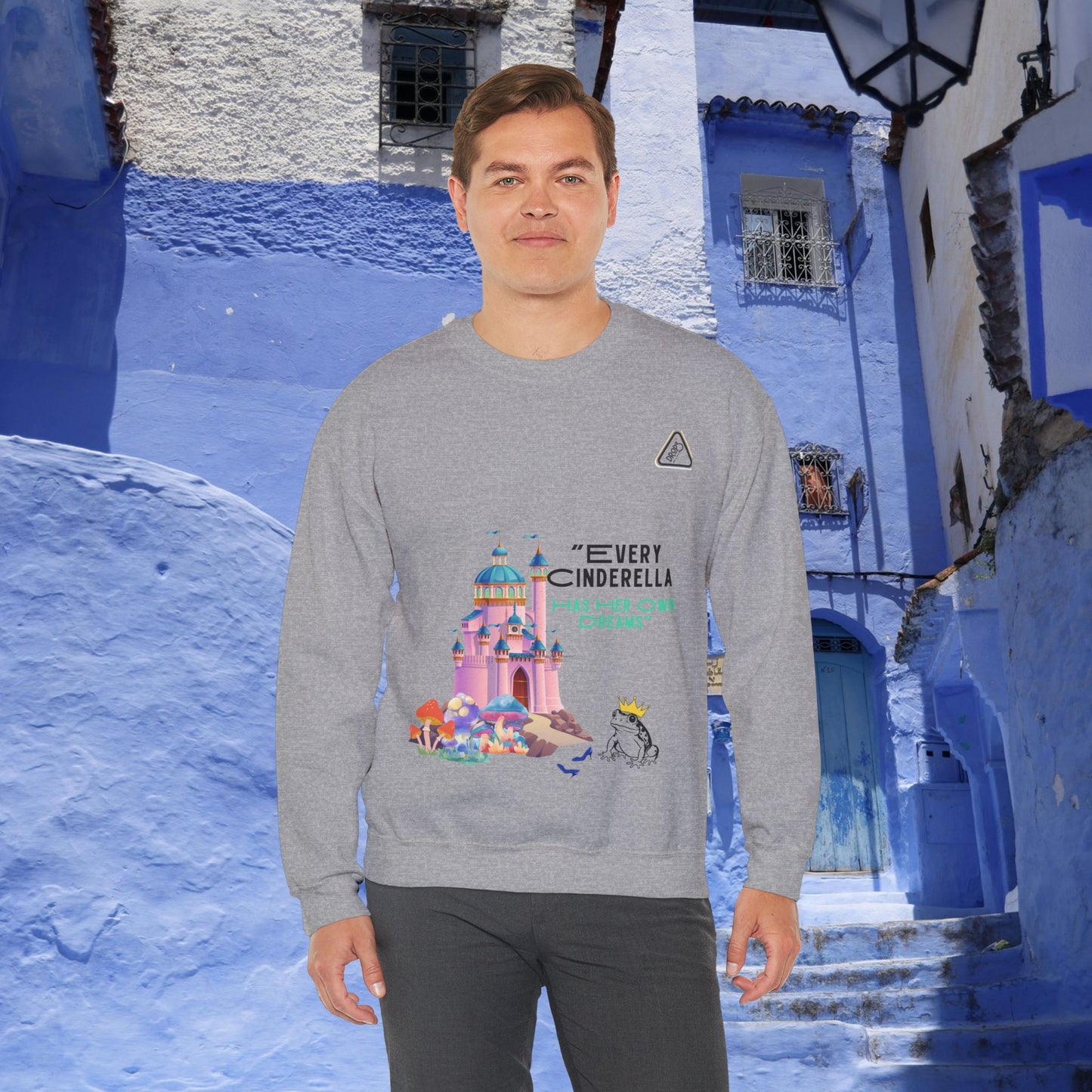 Unisex Heavy Blend™ Crewneck Sweatshirt_ N2 Series UHBCSS PT2WW007_ Limited Edition Pure Luxury By WesternWaves: