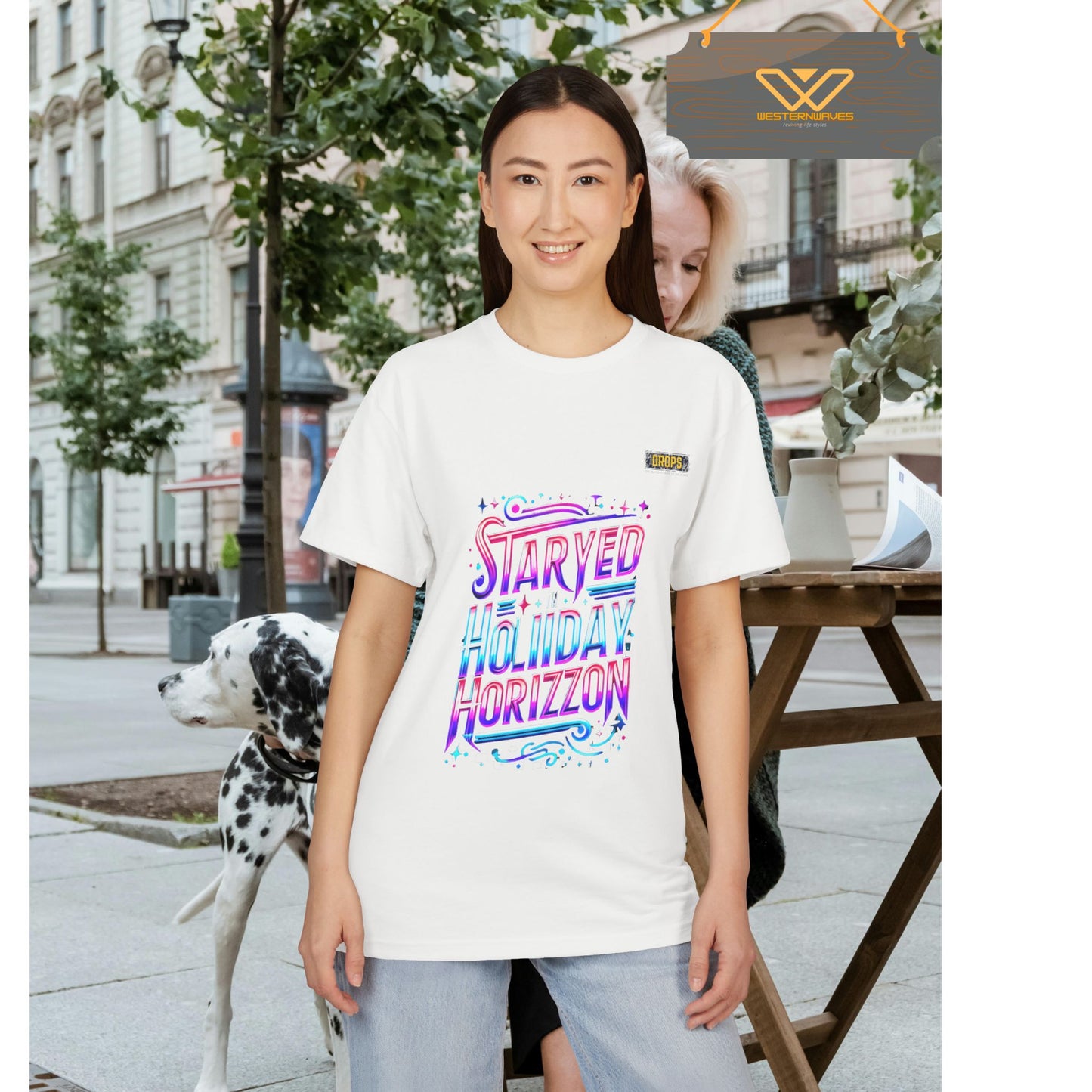 Unisex Sueded T-shirt_ 28 June 2025_ Limited Edition Summer Festivities, by WesternWaves: