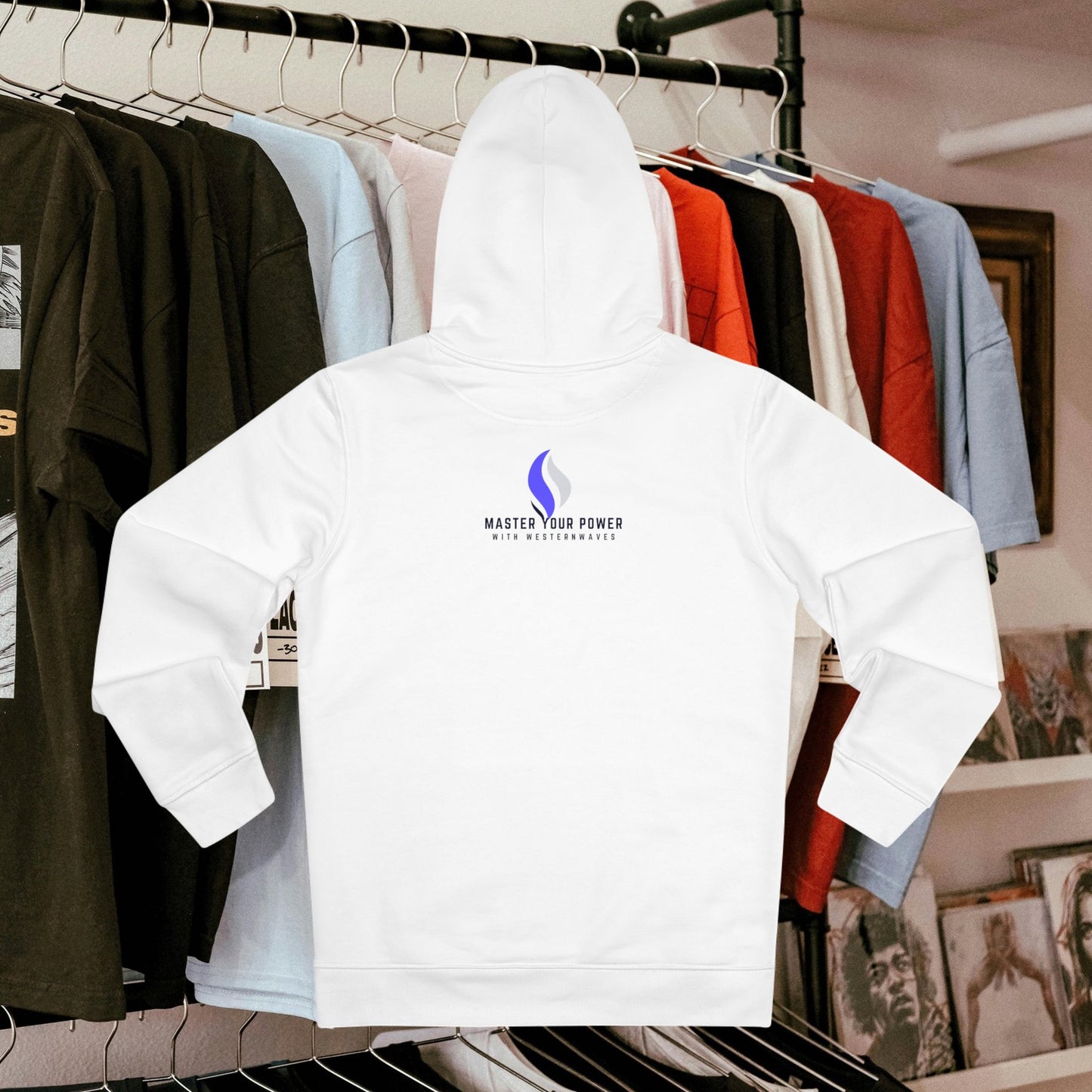Unisex Cruiser Hoodie_ N2+ Series USCH PT2WW001_ Limited Edition Stylish & Sustainable Unisex Cruiser Hoodie by WesternWaves: