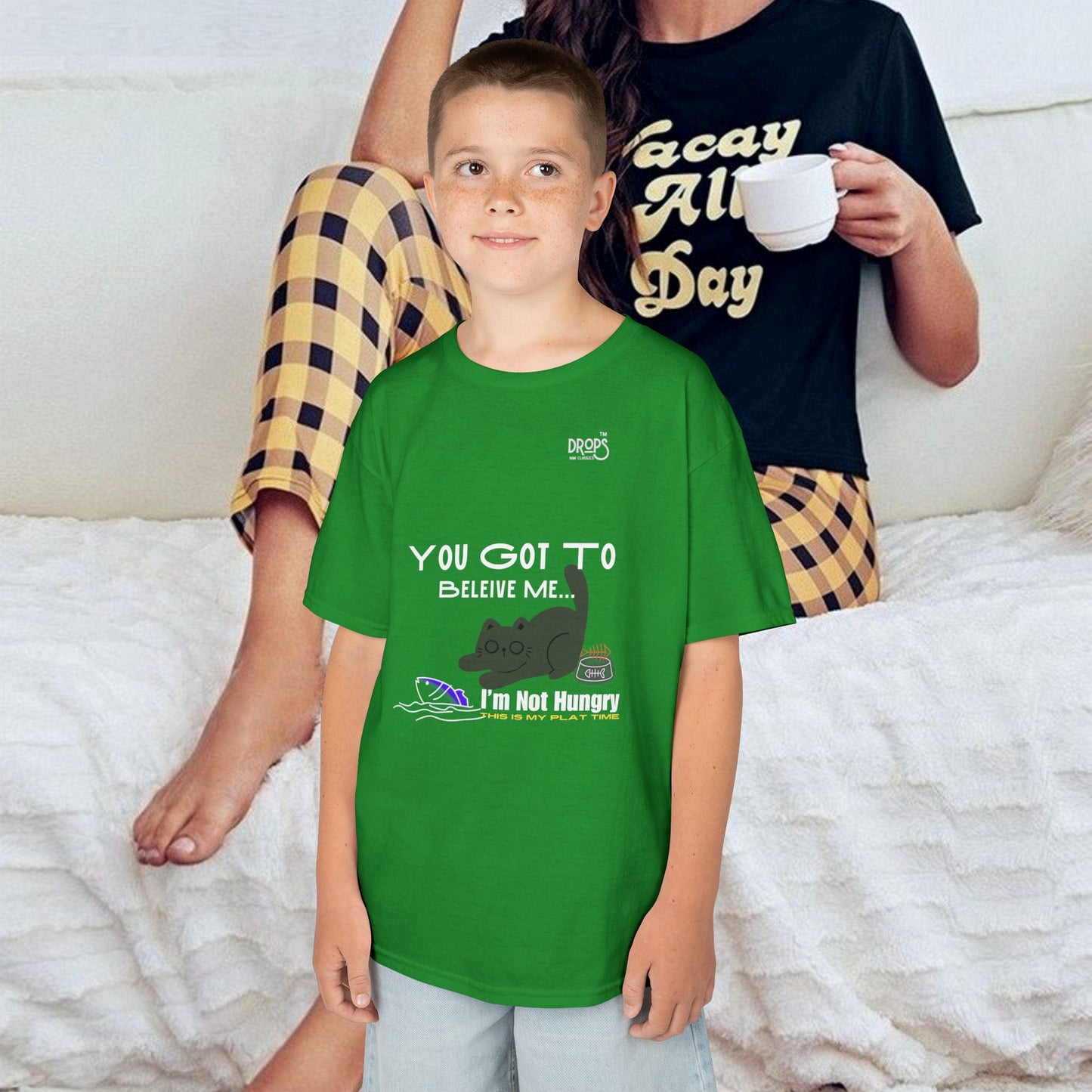 Kids Heavy Cotton™ Tee_ N2 Series KHCT PT2WW0011_ Limited Edition Durable Comfort for Every Adventure by WesternWaves: