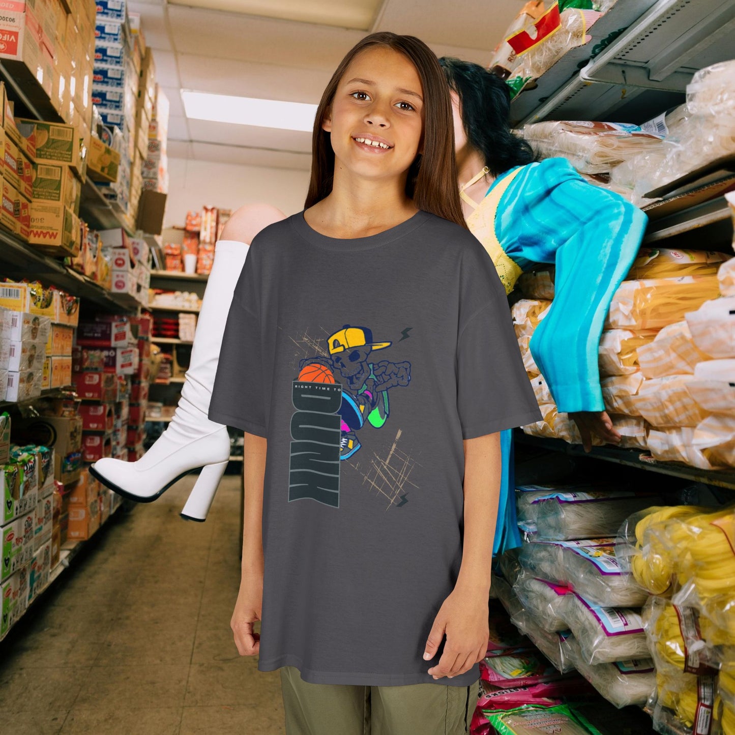Kids Heavy Cotton™ Tee_ N2+ Series KHCT PT2WW008_ Limited Edition Durable Comfort for Every Adventure by WesternWaves: