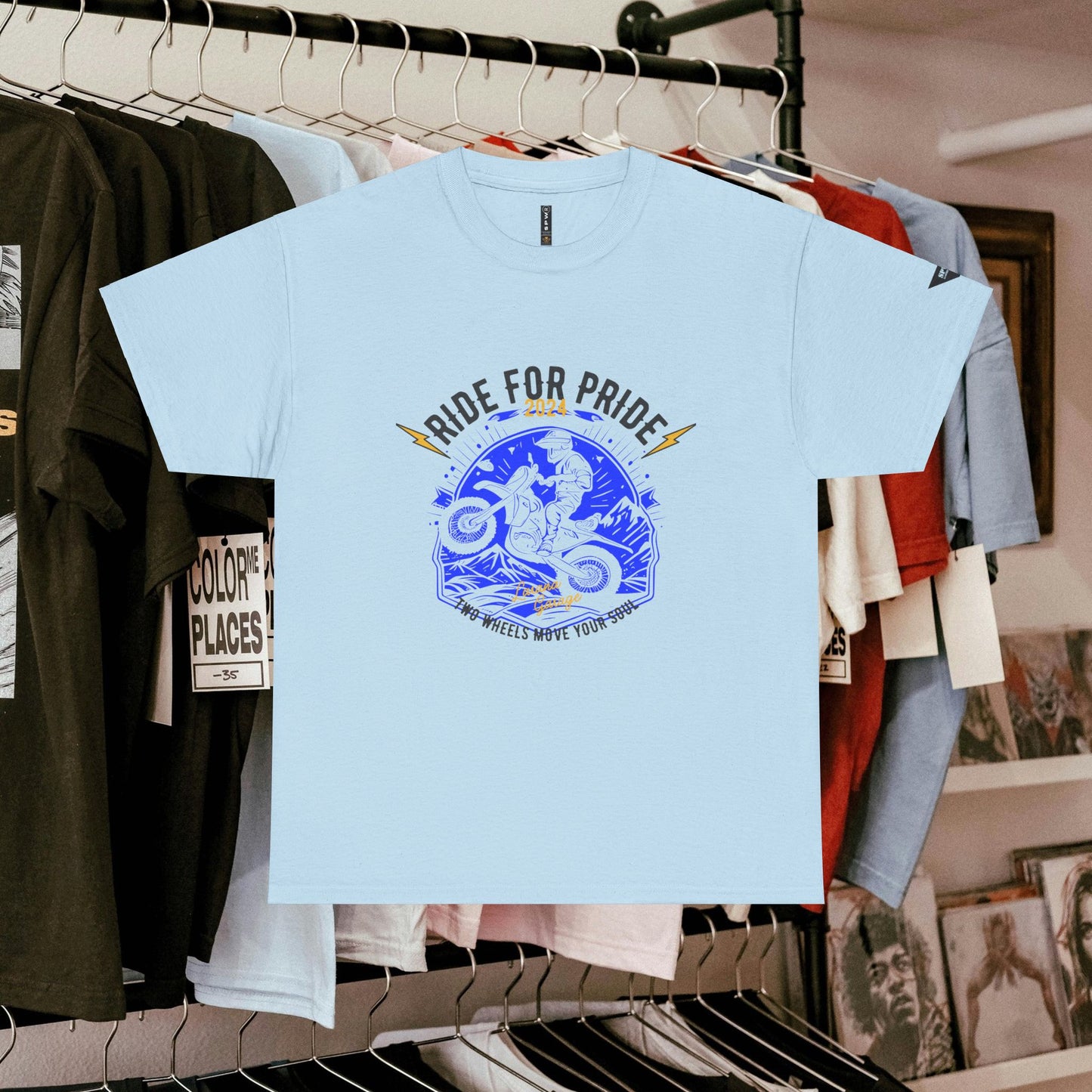 Unisex Heavy Cotton Tee_ Crafted from premium 100% cotton_ N3+ Series UHCT PT2WV004_ Limited Edition by WesternWaves: