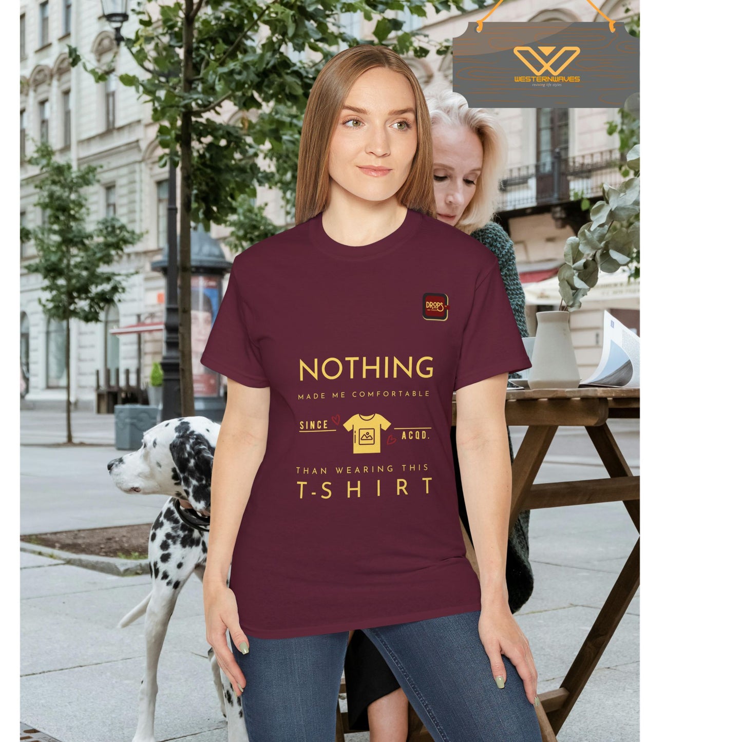 Comfort Graphic Tee_ N7+ Series CGTEE PT2WW001_ Limited Edition by WesternWaves: