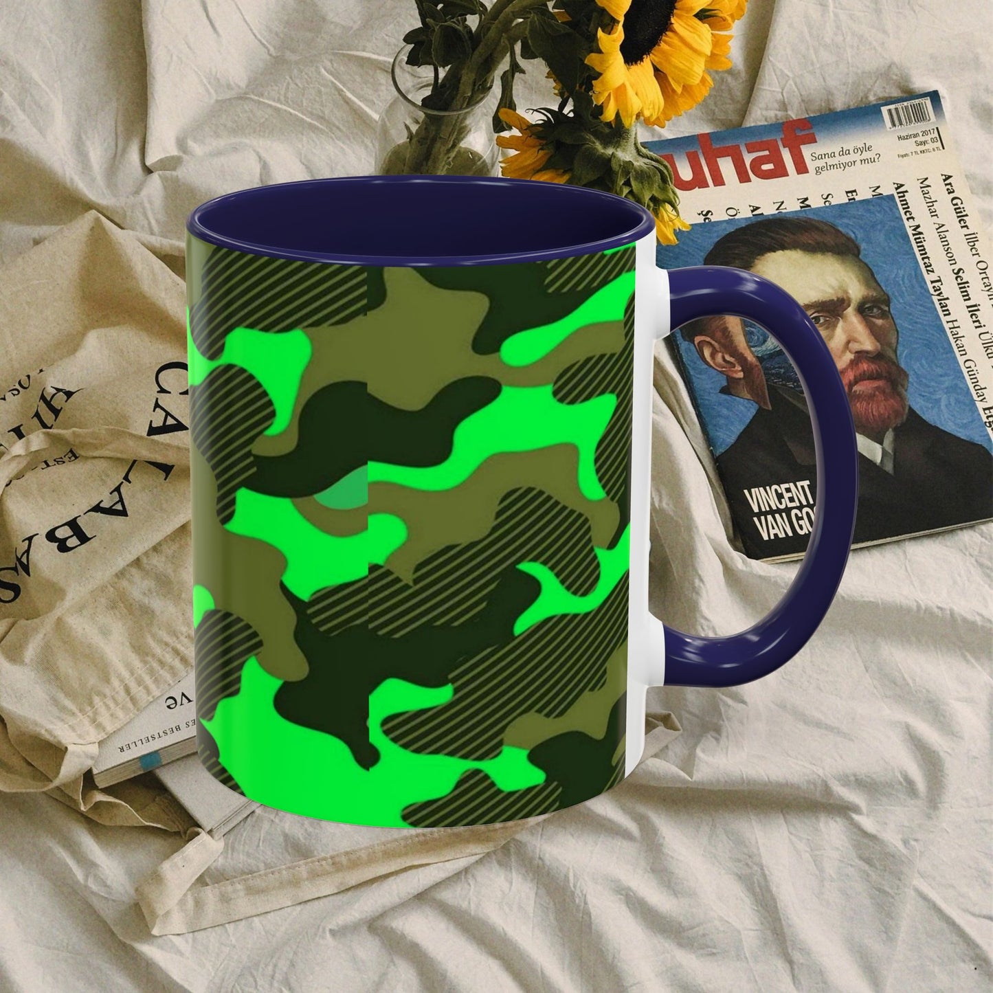 Accent Coffee Mug (11, 15oz)_ N2 Series ACMUG PT2WW004_ Limited Edition Mug by WesternWaves: