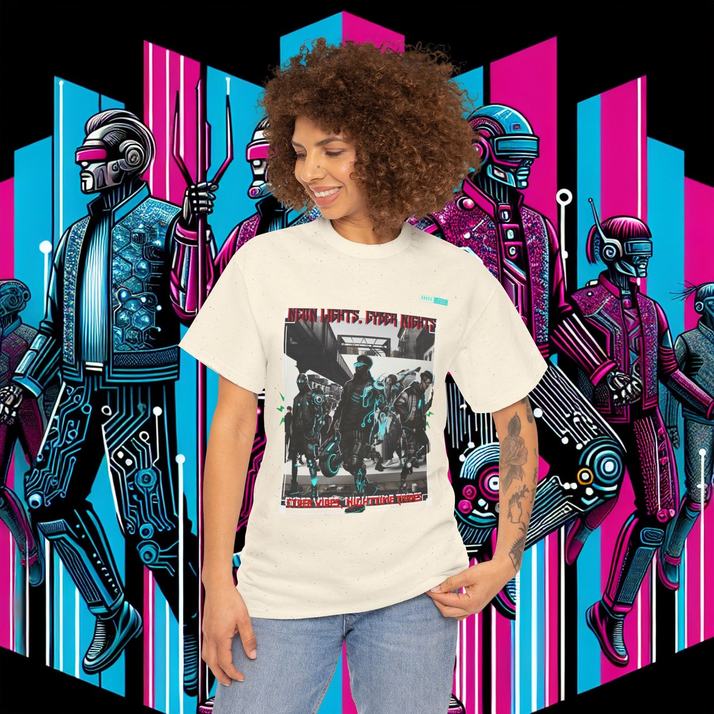 Unisex Heavy Cotton Tee_ N8+ Series USHOSTEE_ PT2WW003_ 01 Oct 2025_ Limited Edition Casual Wear by WesternWaves: