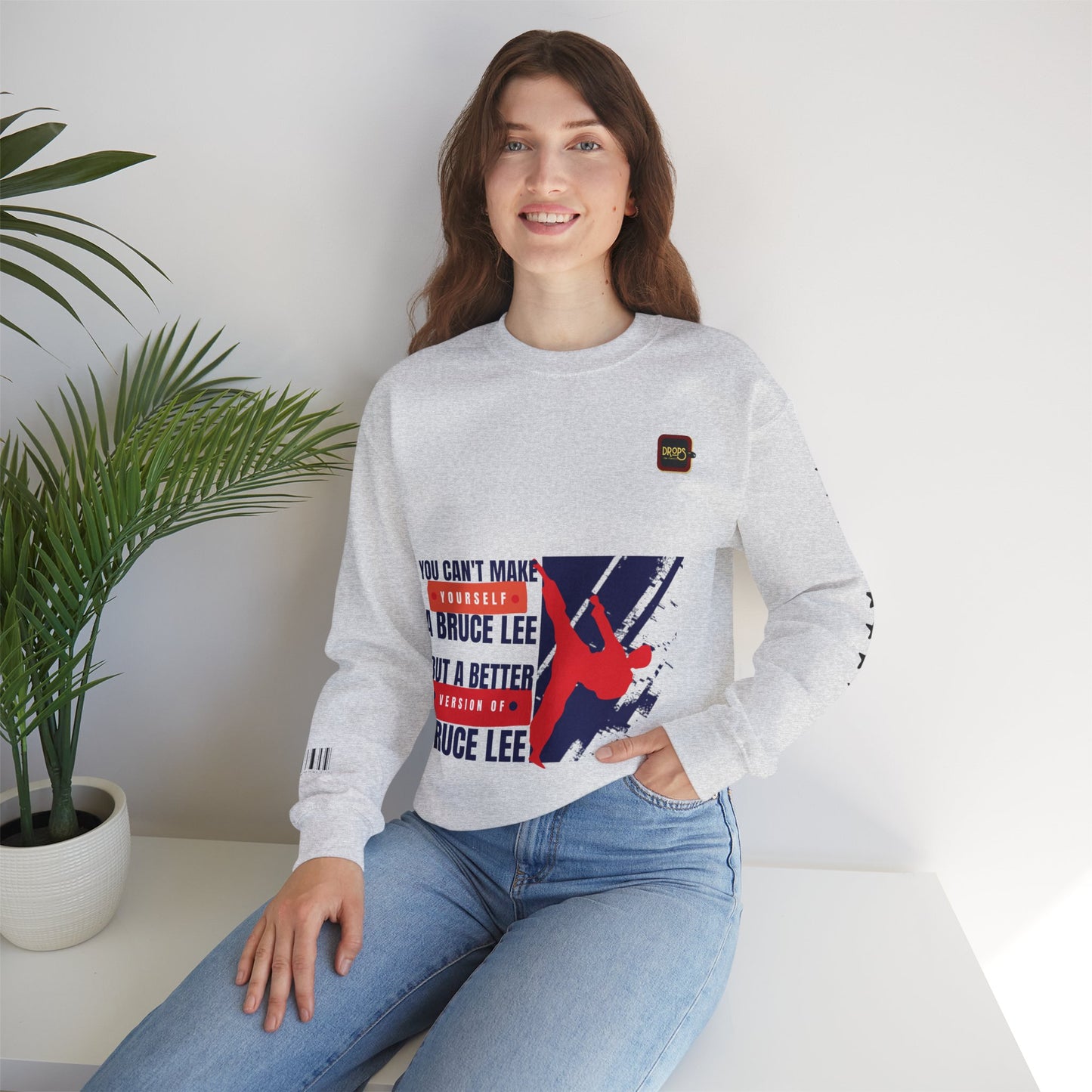 Unisex Heavy Blend™ Crewneck Sweatshirt_ N2 Sports Series UHBCSS PT2WW010_ Limited Edition ‘Zeztz’ Brand Sports Elements by WesternWaves: