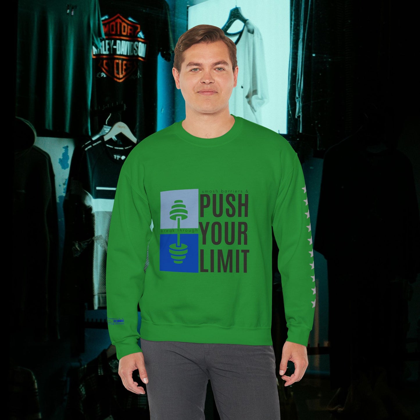 Unisex Heavy Blend™ Crewneck Sweatshirt_ N+ Series UHBCSS PT2WW027_ Limited Edition by WesternWaves: