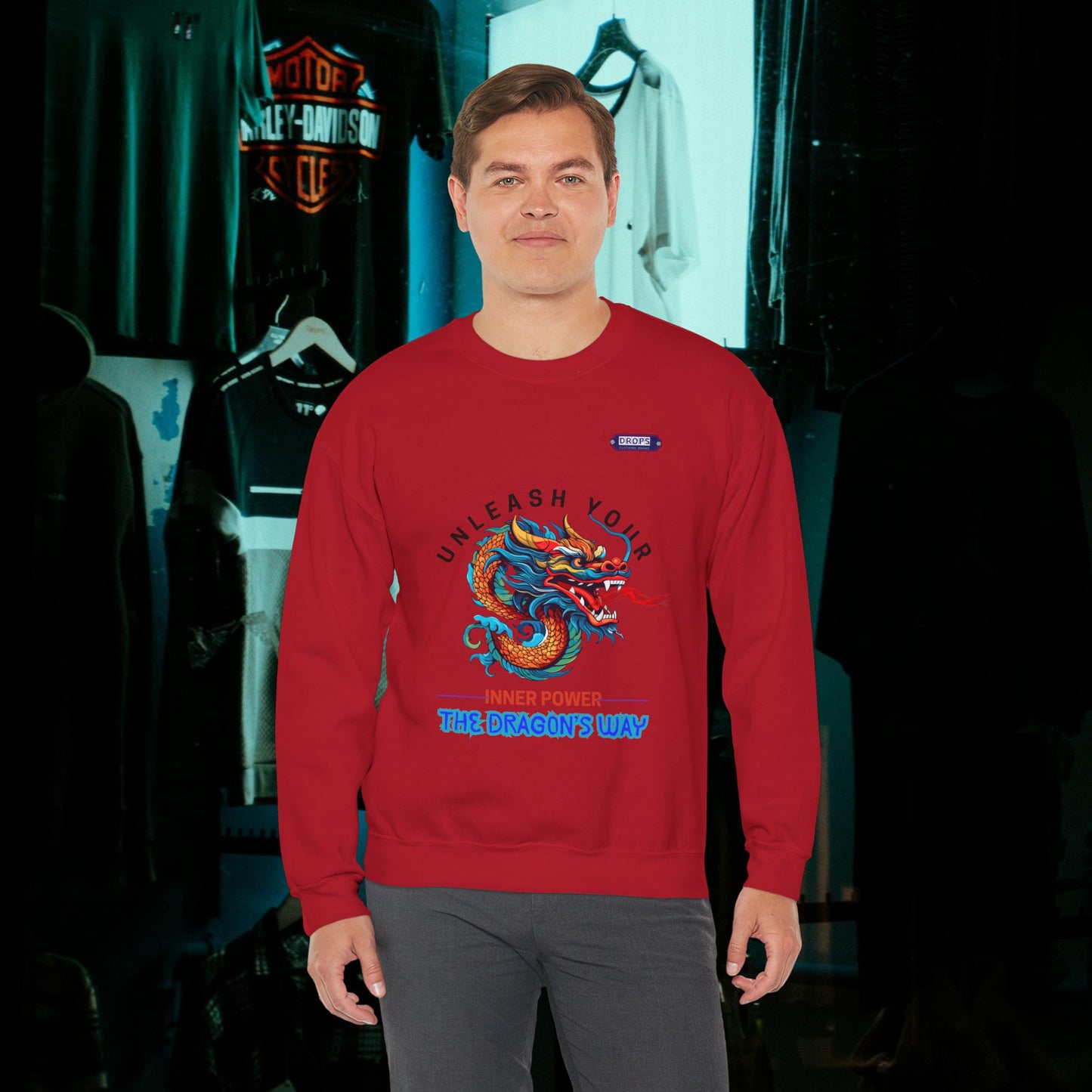 Unisex Heavy Blend™ Crewneck Sweatshirt_ N2 Series UHBCSS PT2WW007_ Limited Edition Pure Luxury for Every Occasion by WesternWaves: