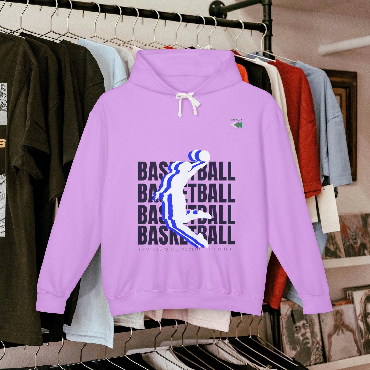 Unisex Lightweight Hooded Sweatshirt - Basketball Vibes for Sports Enthusiasts_ 02 April 2025_ 001