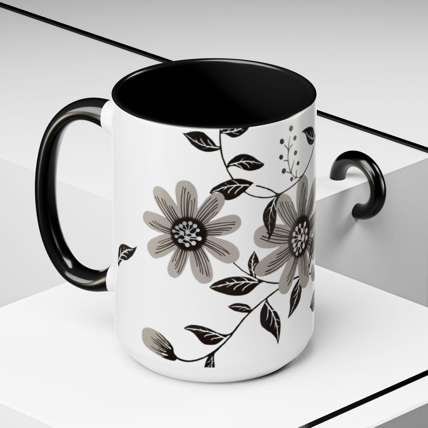 Accent Coffee Mug 11, 15oz_ N3+ Series ACM11OZ PT2WW015_ Limited Edition Perfect Blend of Style by WesternWaves: