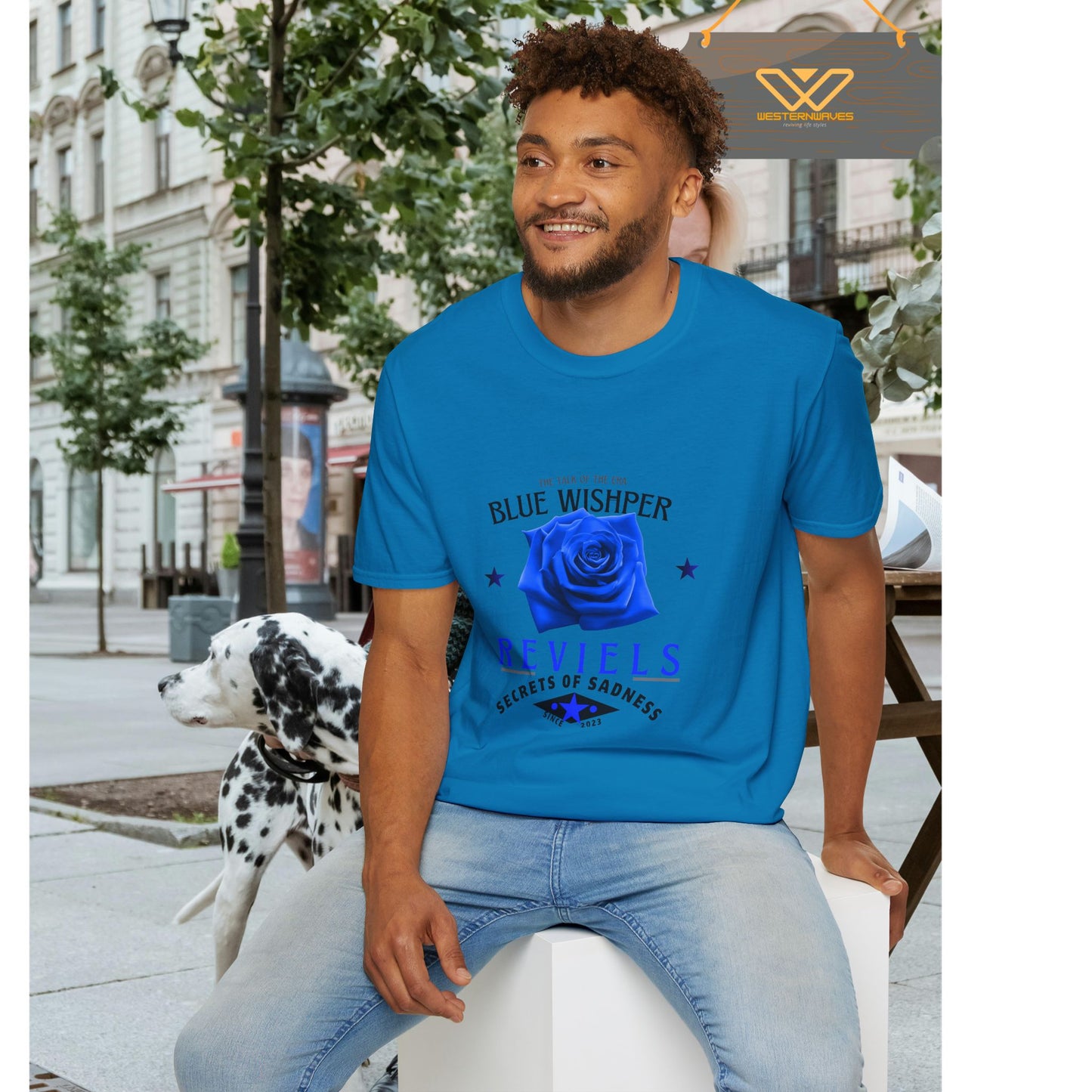 Unisex Softstyle T-Shirt_ N3+ Series USSTS FT2WW005_ Limited Edition Redefines & Relaxation by WesternWaves: