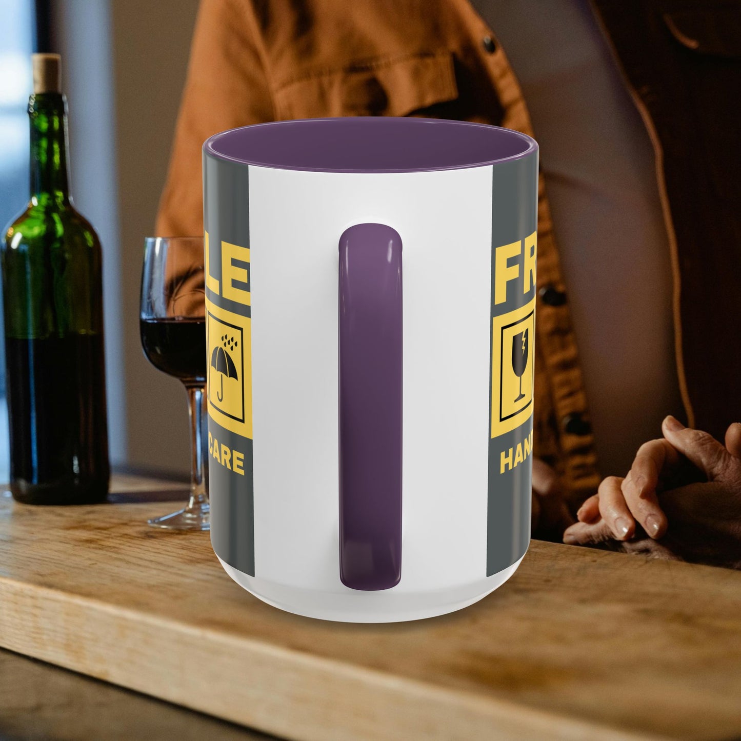 Accent Coffee Mug 11, 15oz_ N3+ Series ACM11OZ PT2WW017_ Limited Edition Perfect Blend of Style by WesternWaves: