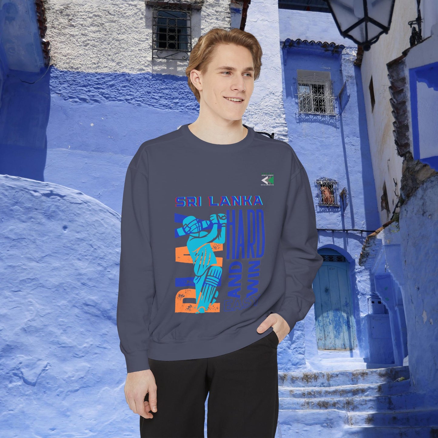 Unisex Garment-Dyed Sweatshirt_ N2 Series USGDSS PT2WW001_ Limited Edition Masterpiece of ‘ZeztZ’ Sports Brand Luxury & Casual Comfort by WesternWaves: